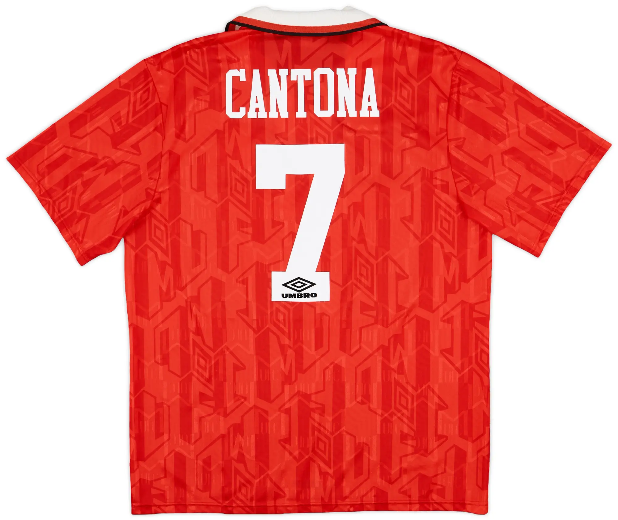 1992-94 Manchester United Home Shirt Cantona #7 - 9/10 - (XL)