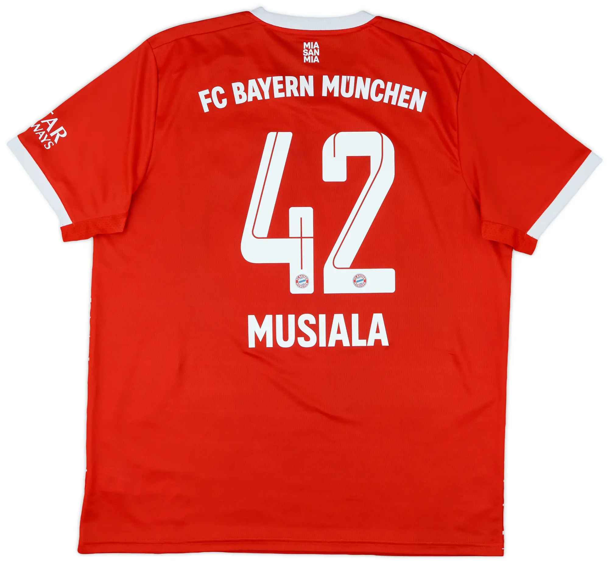 2022-23 Bayern Munich Home Shirt Musiala #42 - 7/10 - (XL)