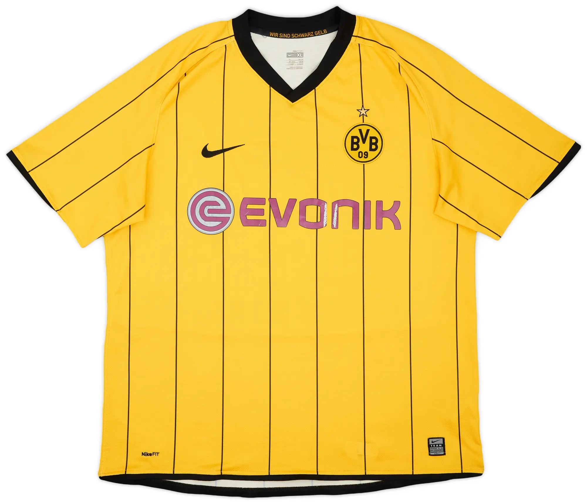 2008-09 Borussia Dortmund Home Shirt - 7/10 - (XL)