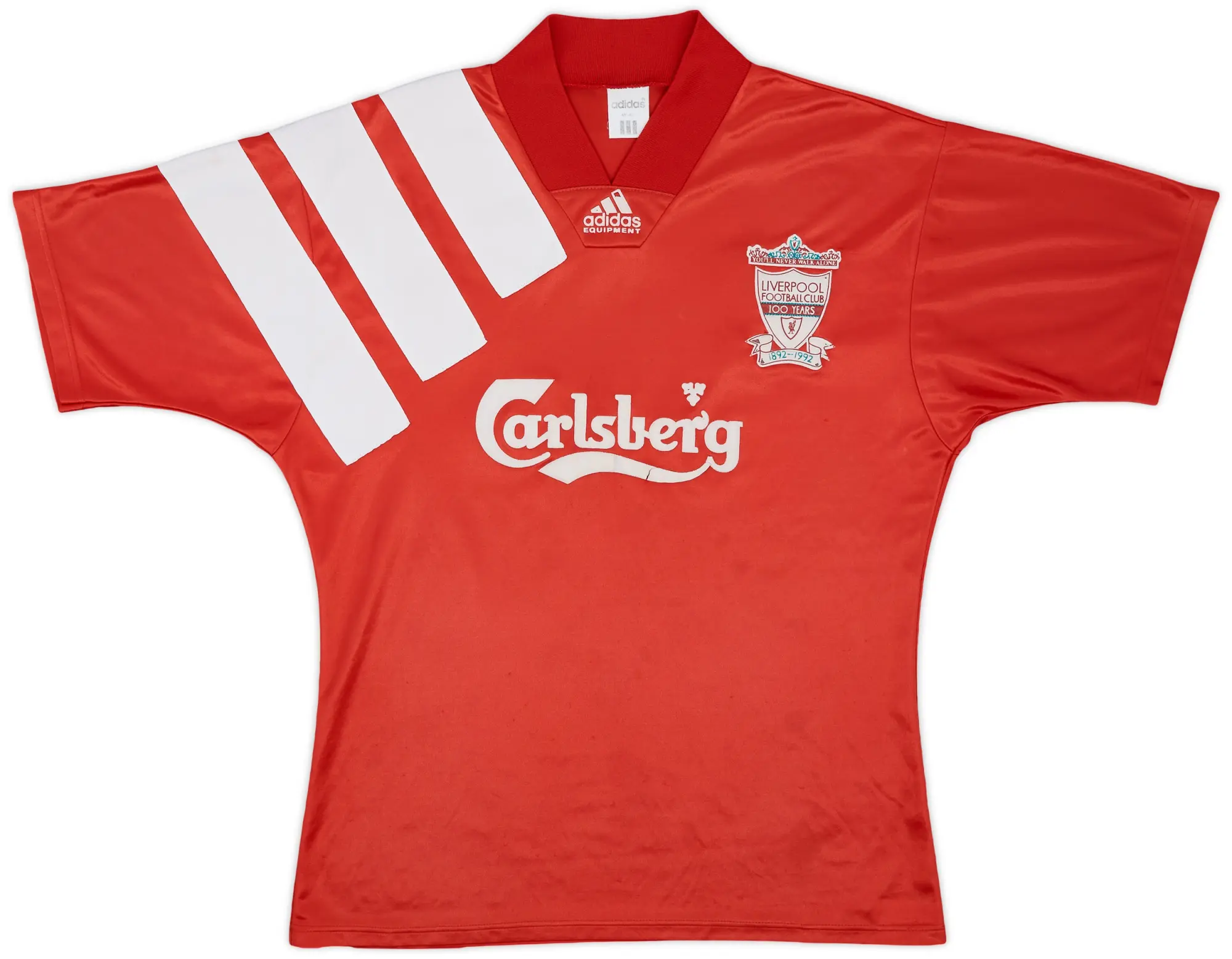 1992-93 Liverpool Centenary Home Shirt - 5/10 - (M/L)