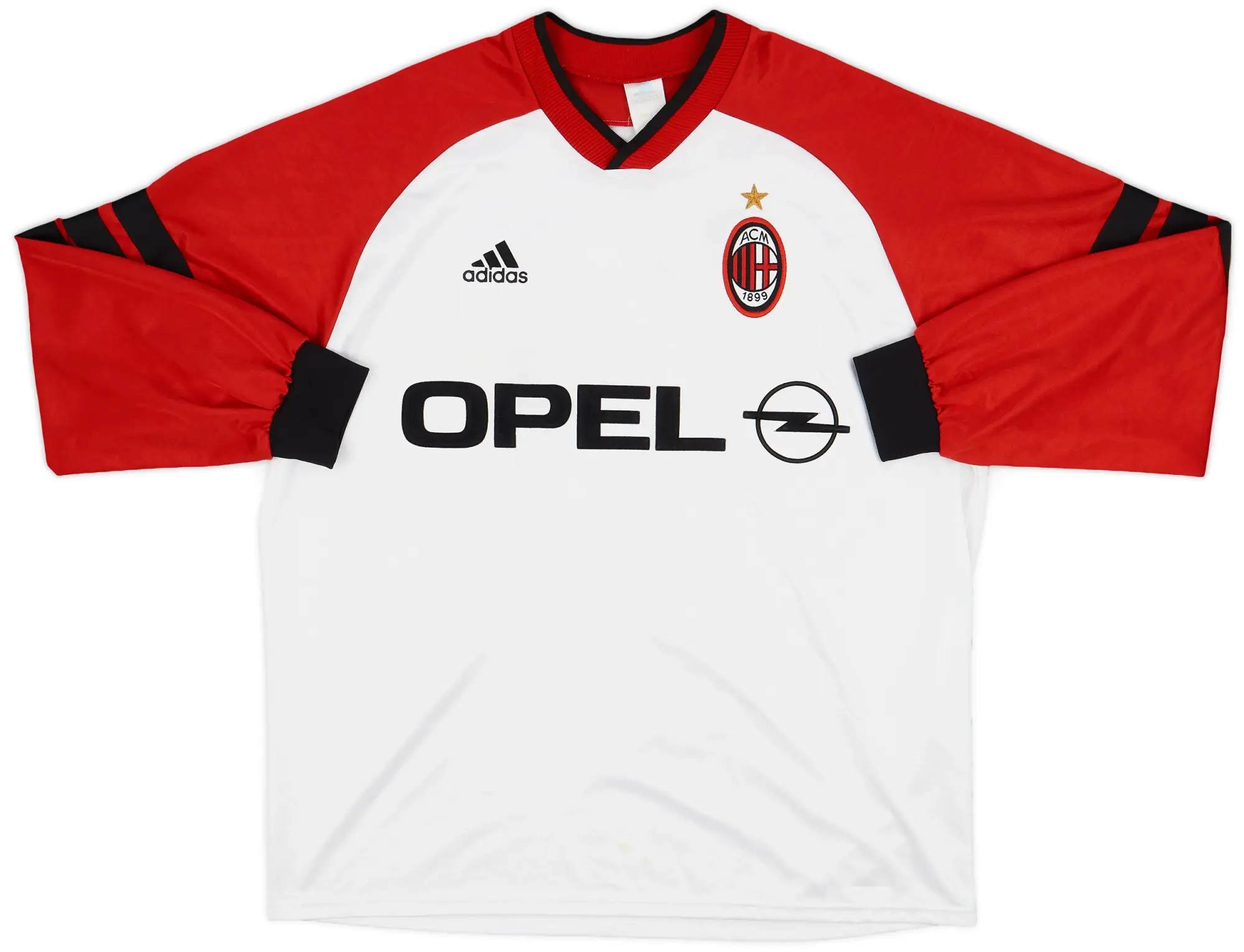 1999-00 AC Milan adidas Training L/S Shirt - 7/10 - (XL)