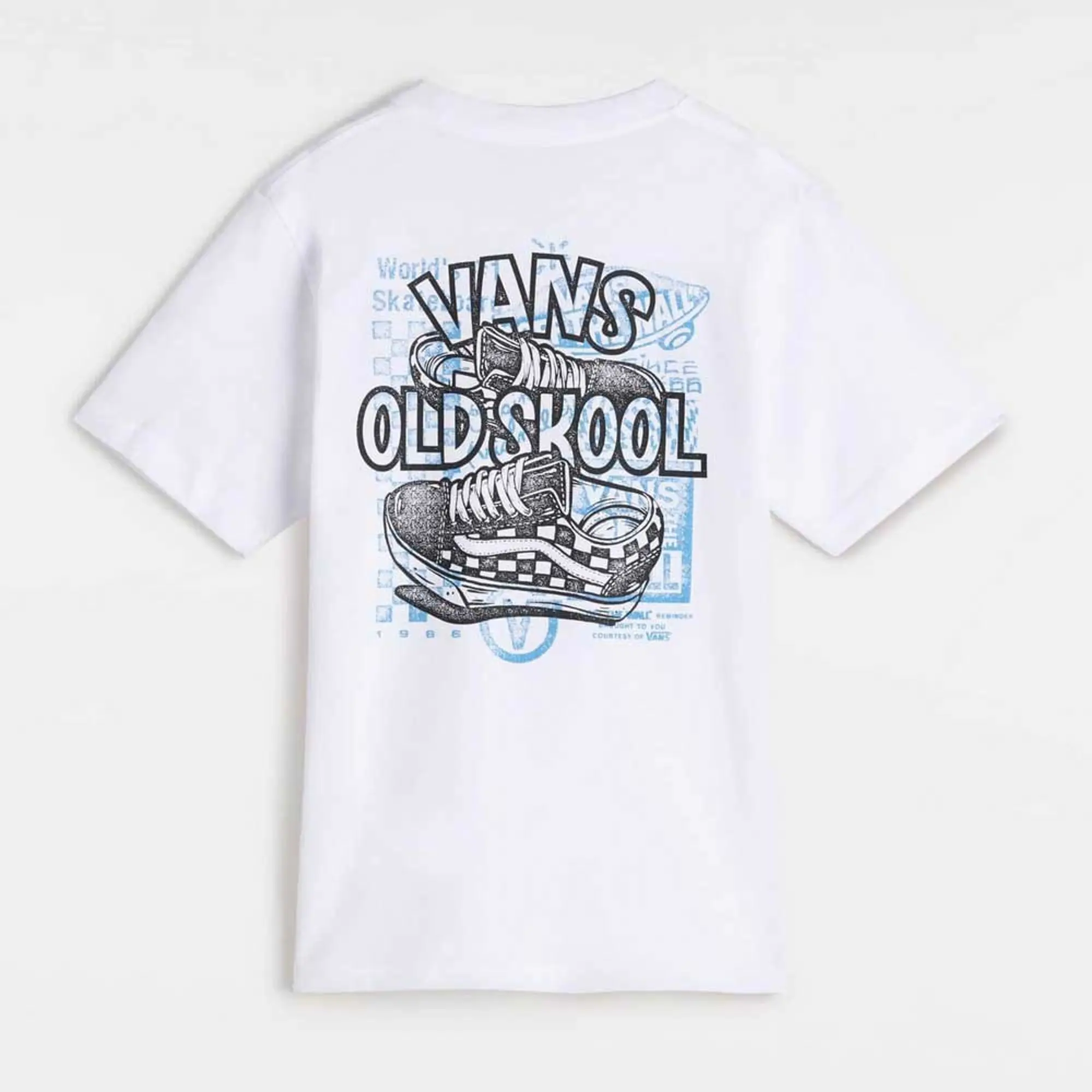 Vans - Youth Old Skool Shoes (8-14 Years), White