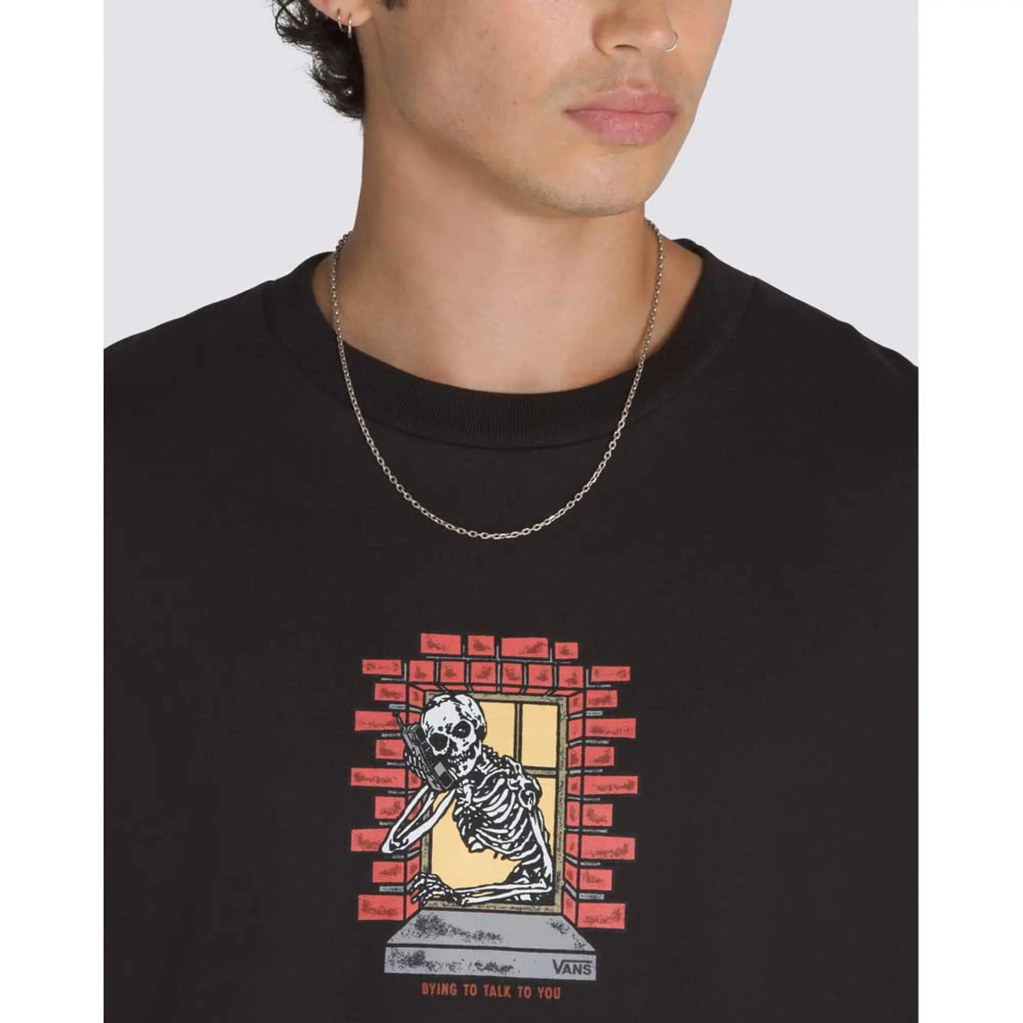 Vans - Skull Reaper Window T-Shirt, Man, Black