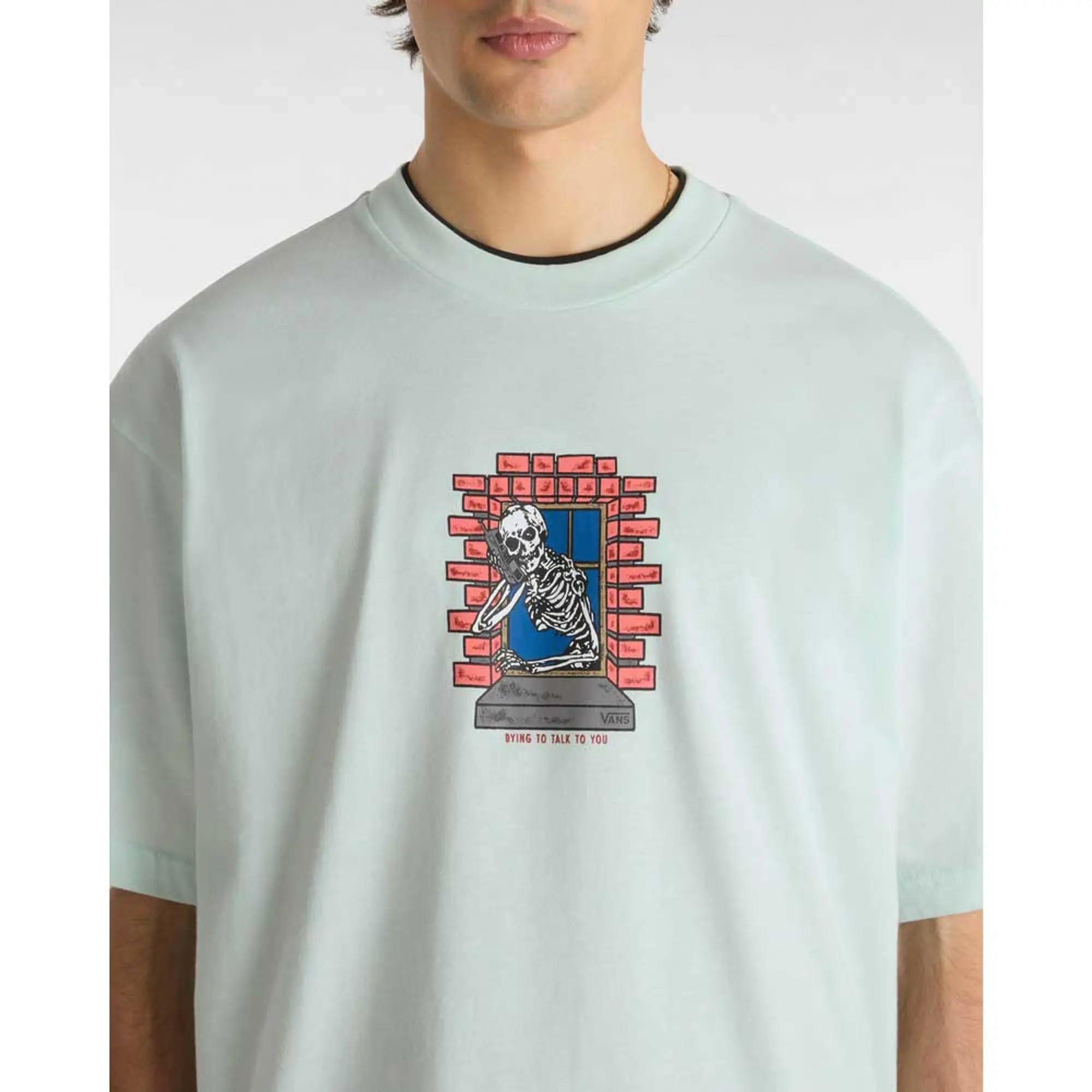 Vans - Skull Window T-Shirt, Man, Green