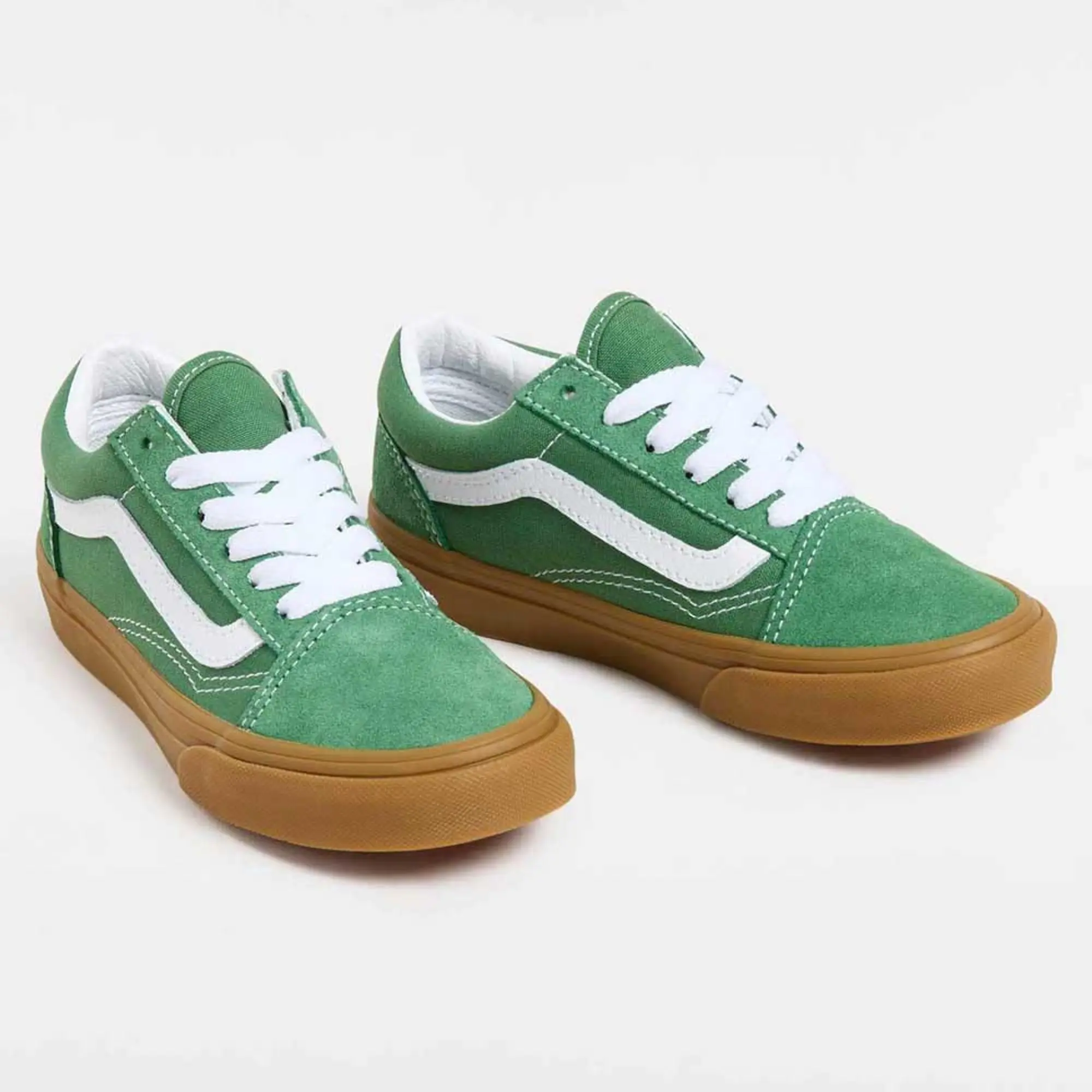 Vans - Kids Old Skool Shoes (4-8 Years), Green
