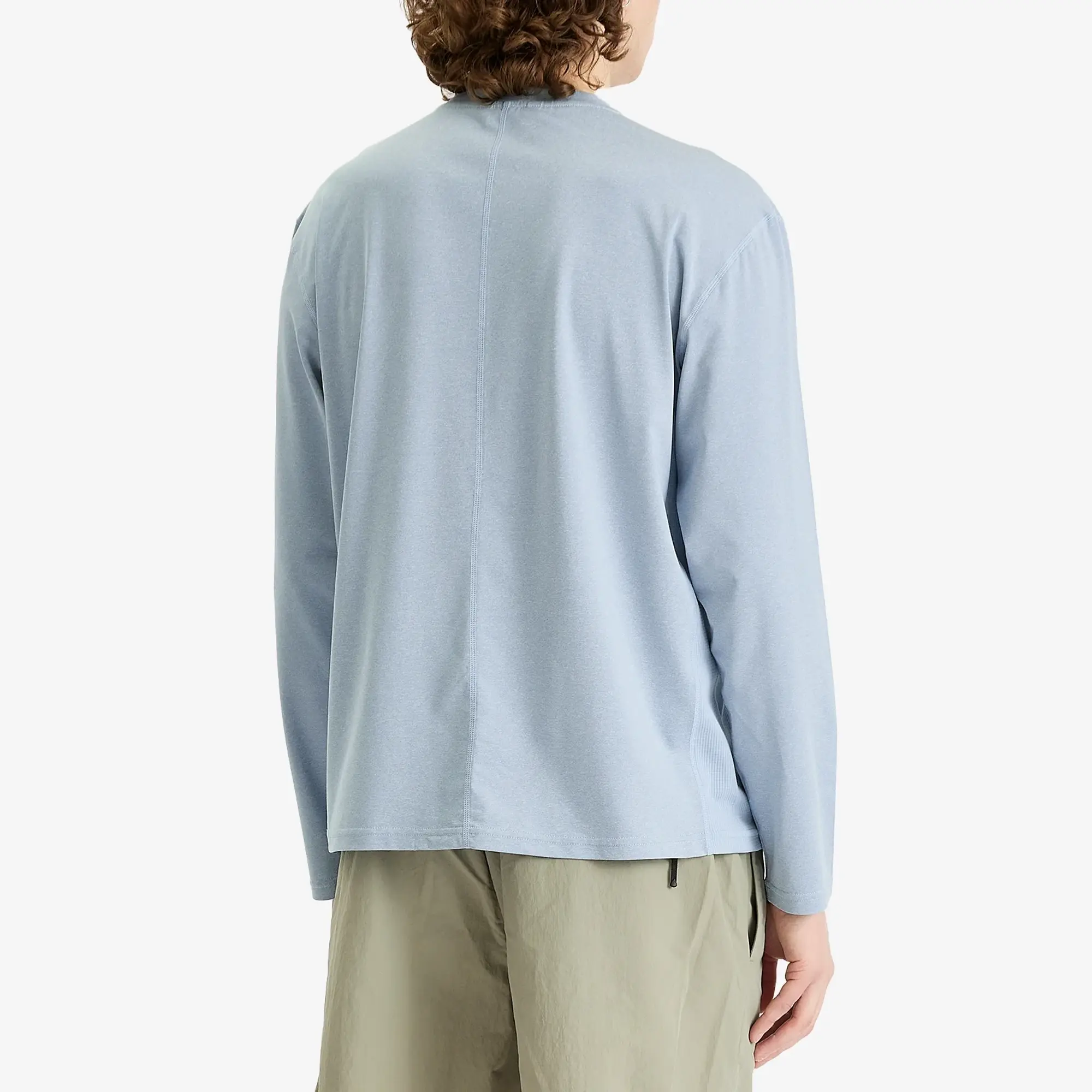 Hiking Patrol Men's Long Sleeve T-Shirt Light Blue