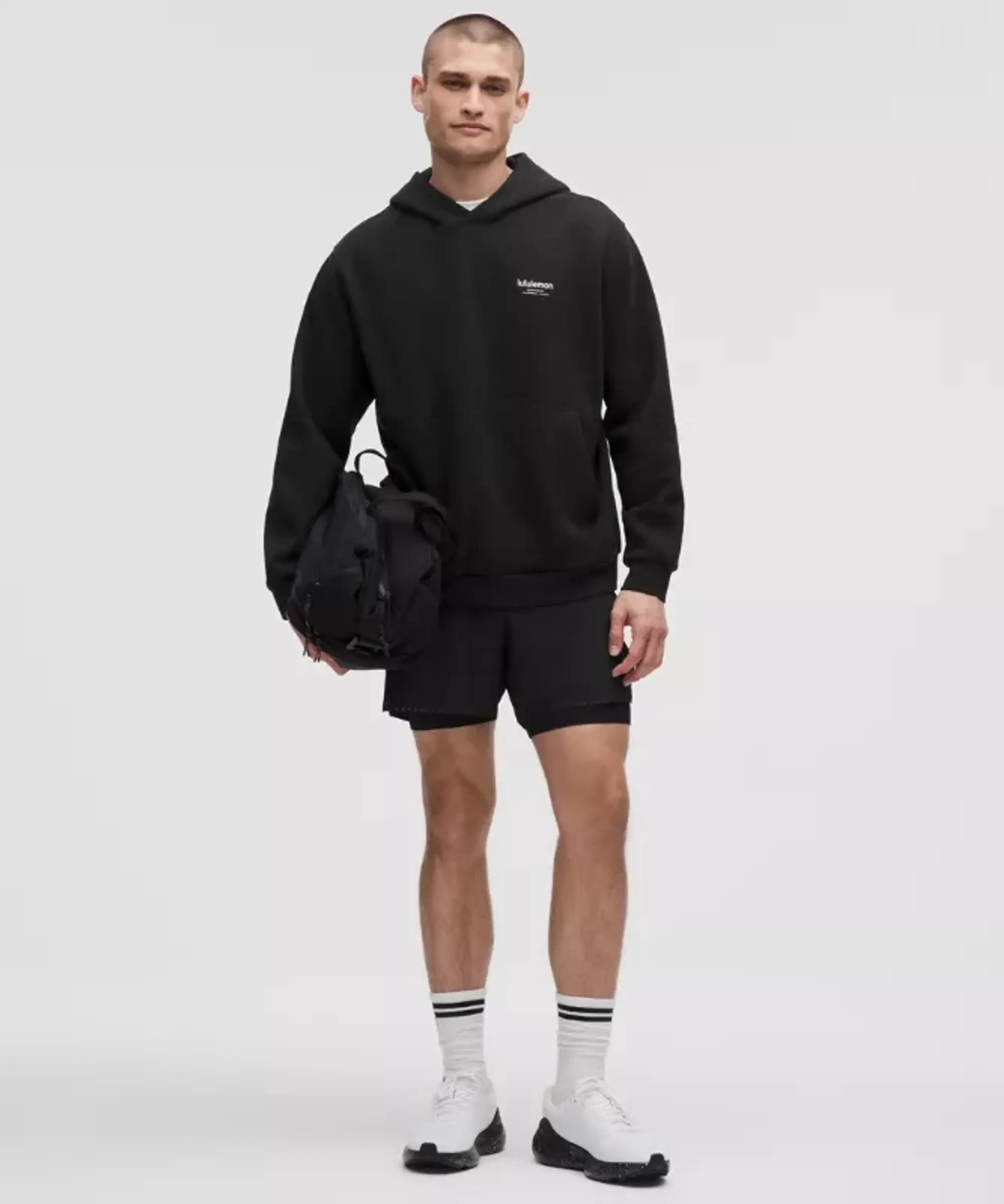 lululemon – Men's Steady State Pullover Hoodie Graphic – Color Black – Size L