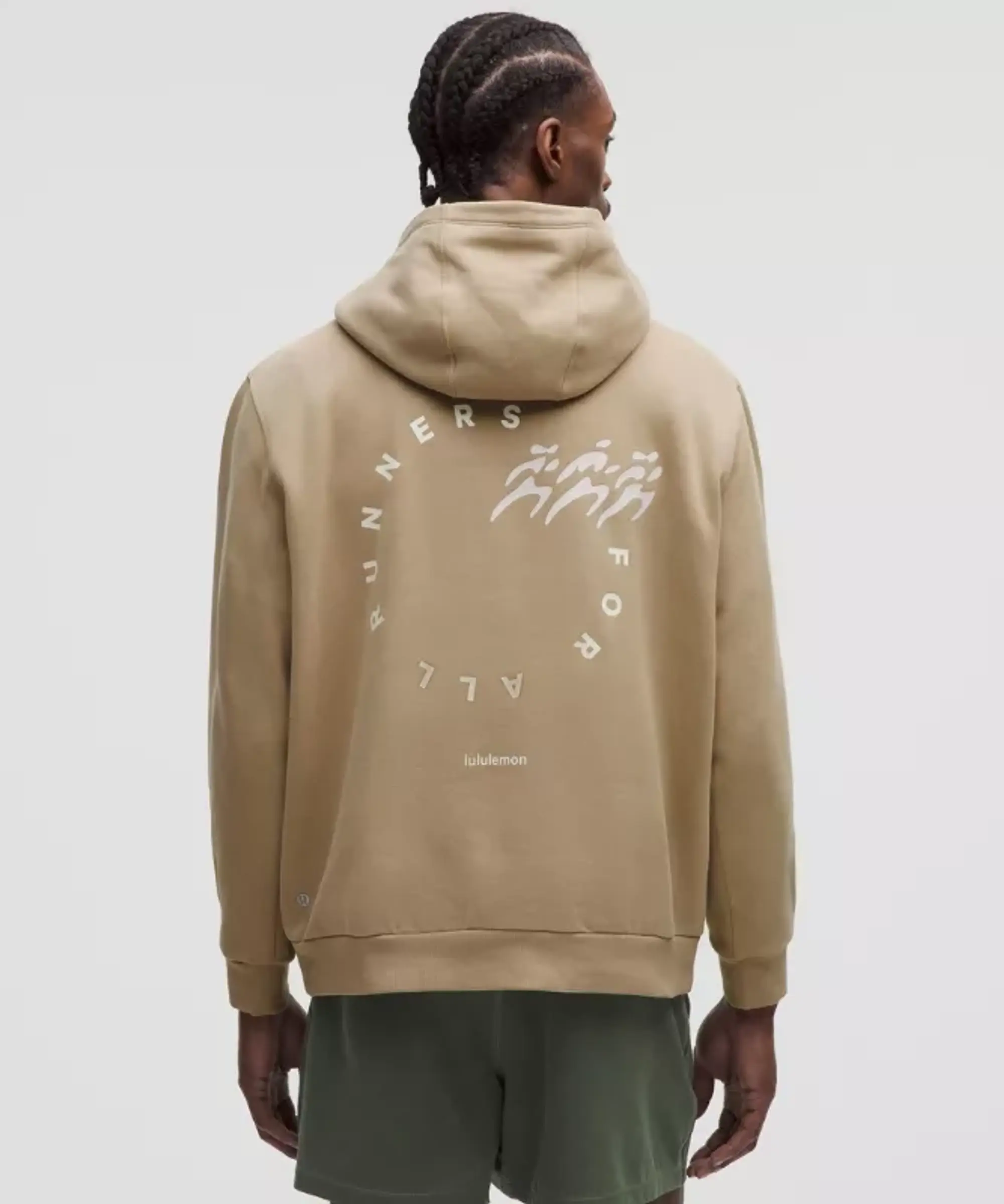 lululemon – Men's Steady State Pullover Hoodie Graphic – Color Brown – Size L