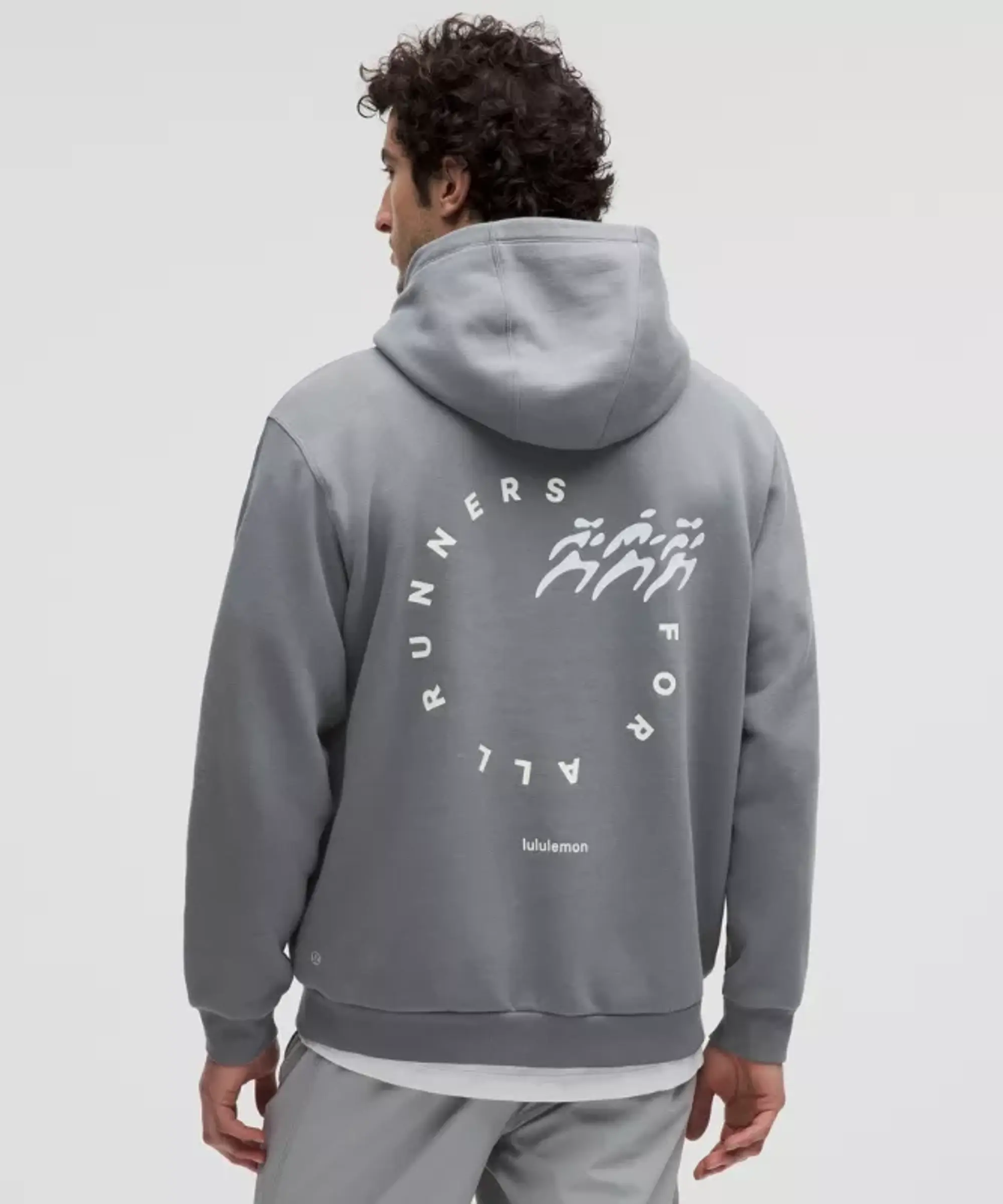 lululemon – Men's Steady State Pullover Hoodie Graphic – Color Grey – Size L