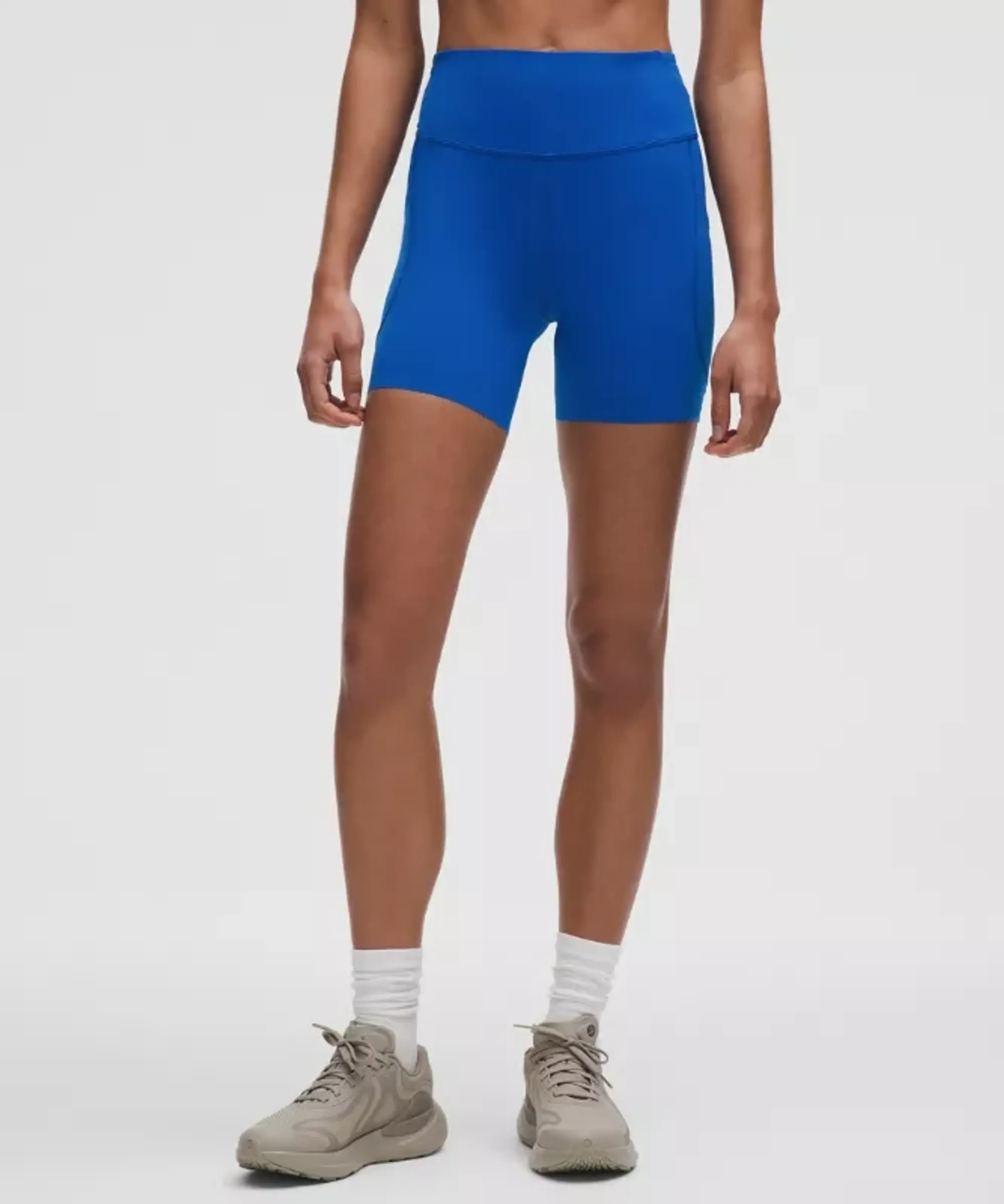 lululemon – Women's Fast and Free High-Rise Shorts 5 Pocket – 6" – Color Blue – Size 0