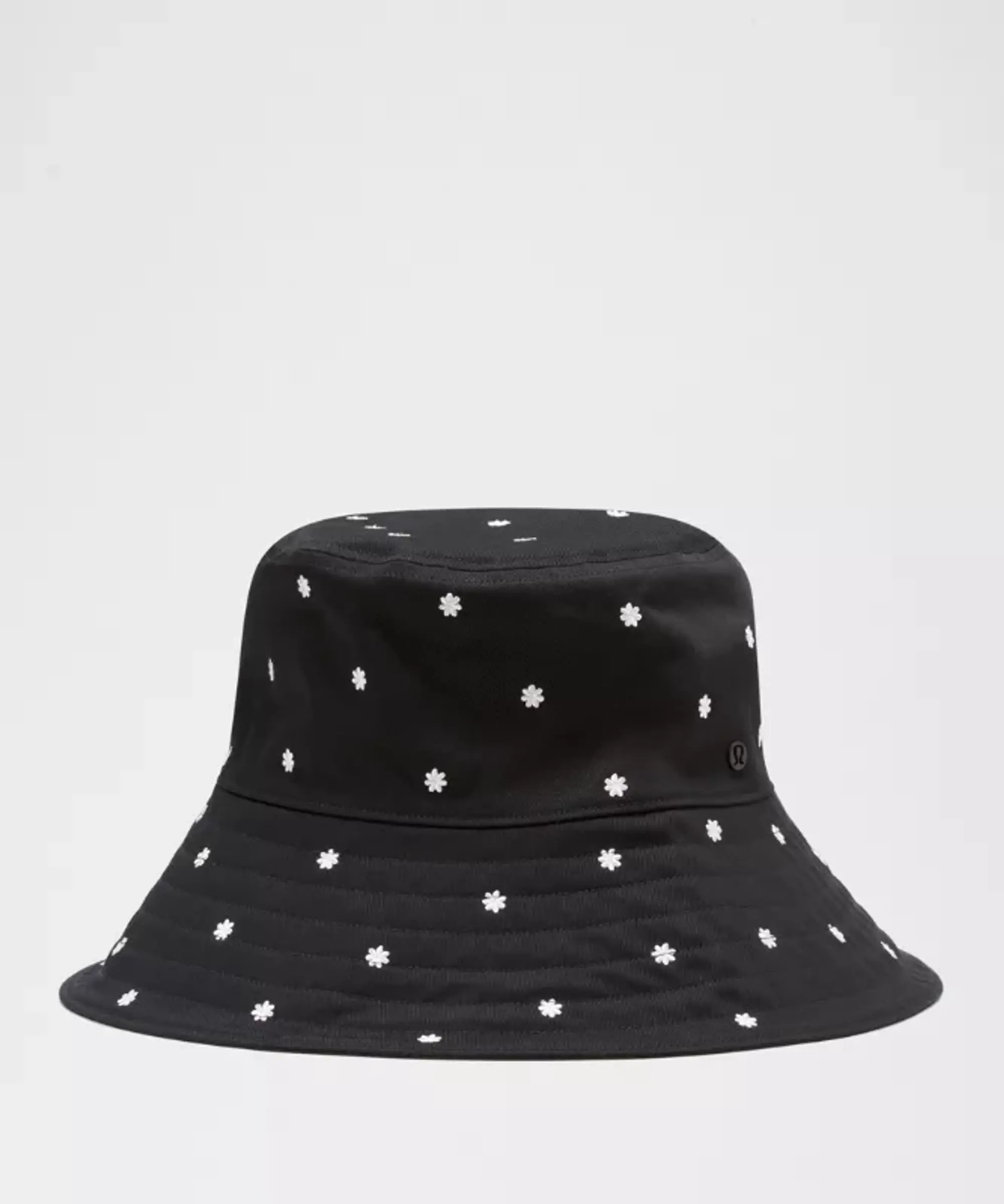 lululemon – Cotton Twill Wide-Brim Hat – Color Black/White – Size M/L