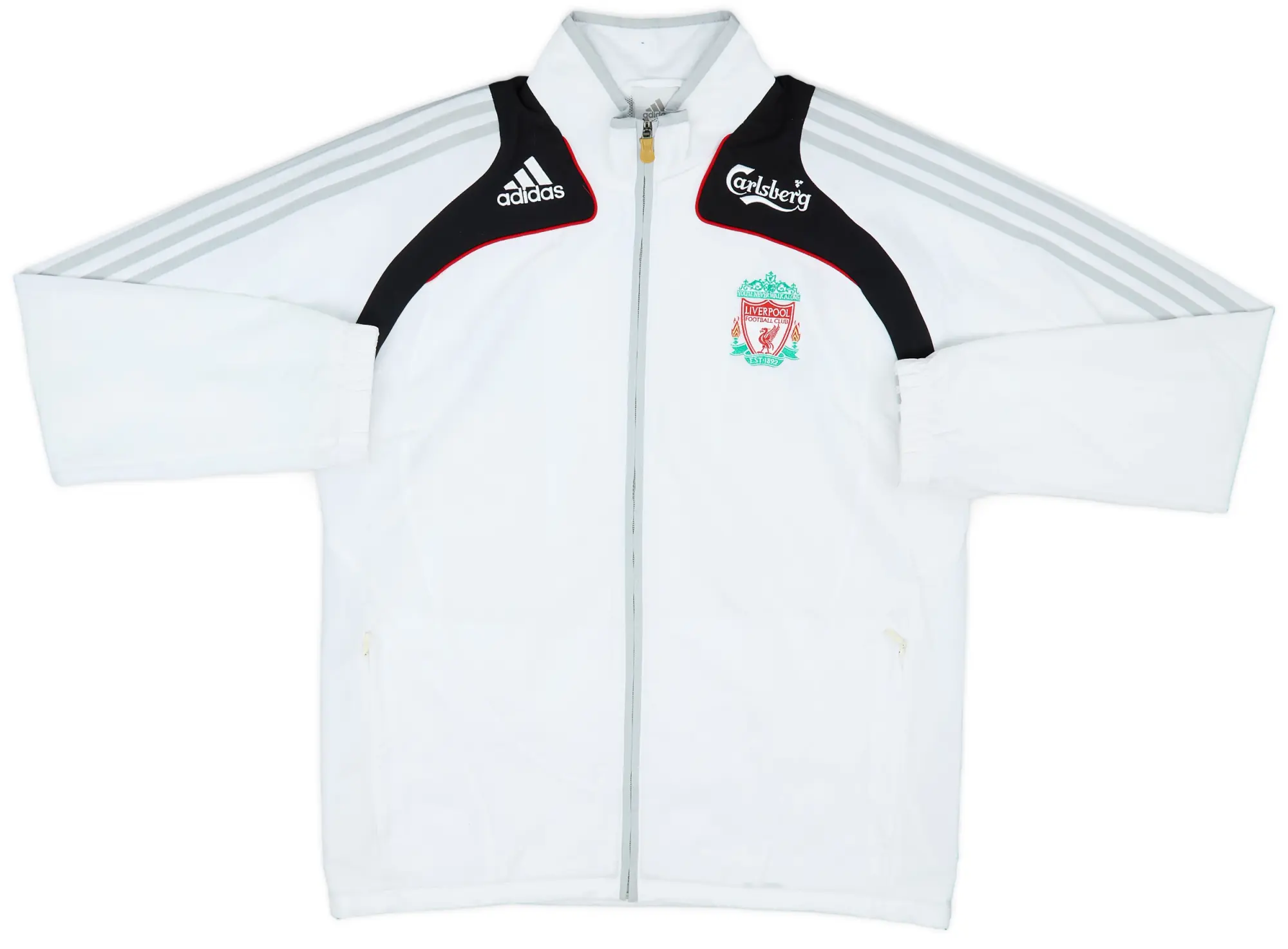2008-09 Liverpool adidas Track Jacket - 9/10 - (M/L)