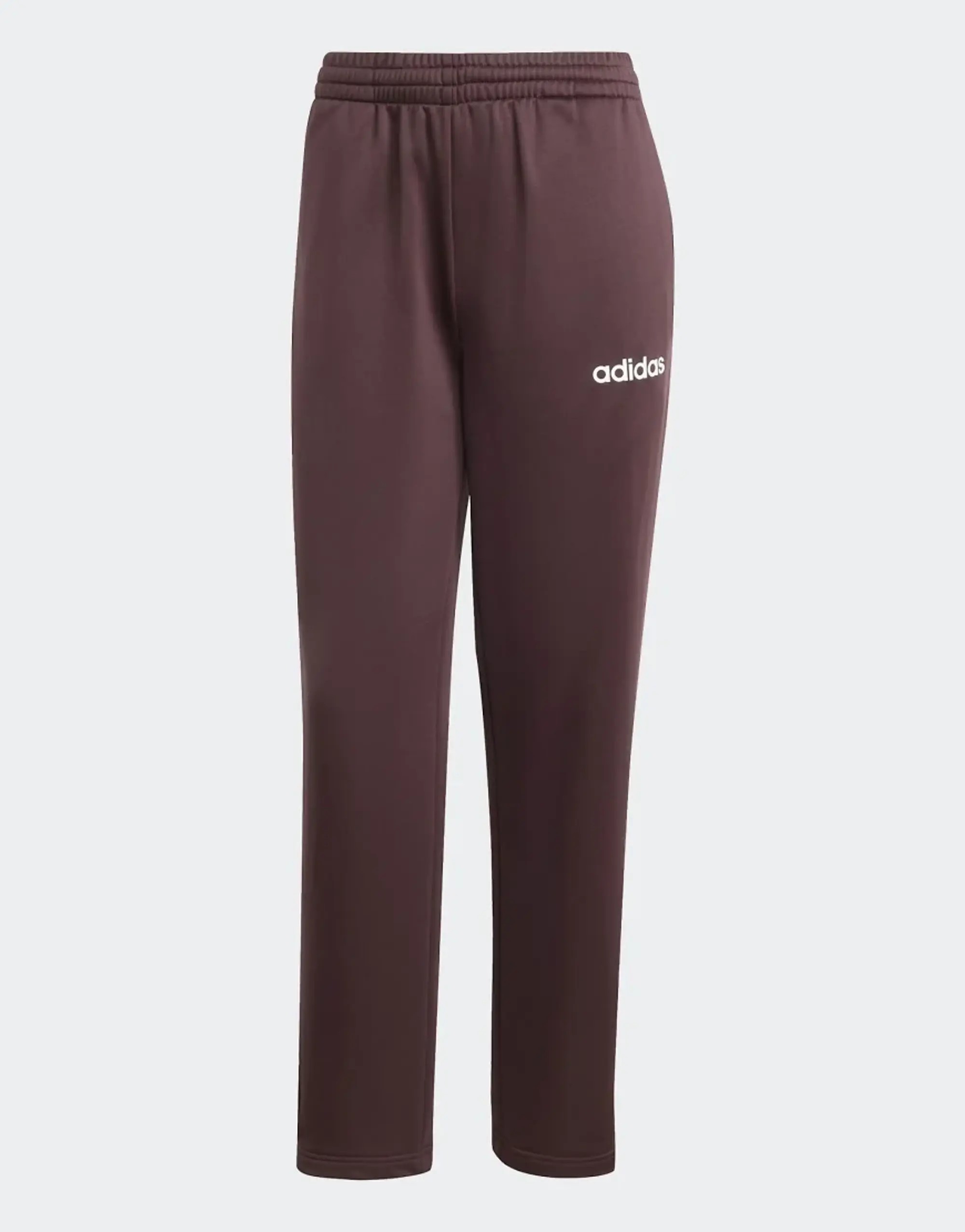 Adidas Essentials Linear Track Suit In Warm Clay-Brown