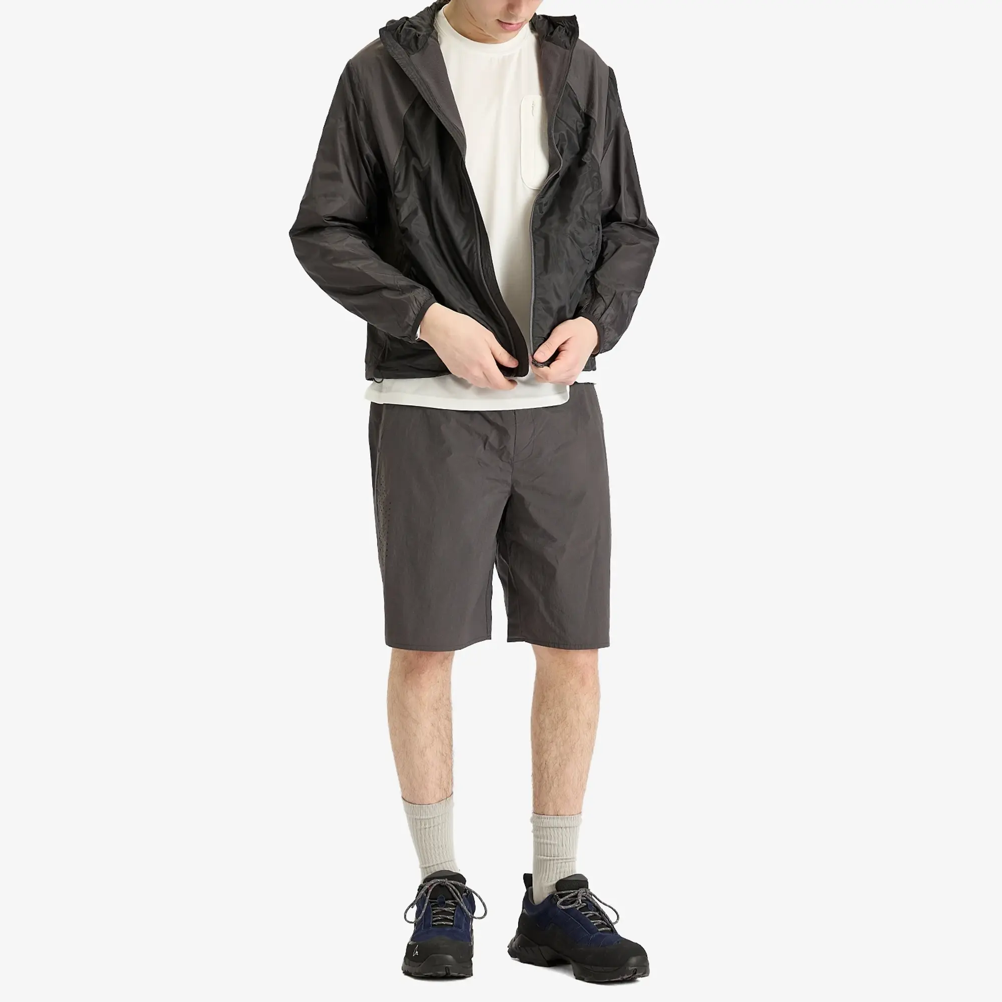 Hiking Patrol Men's Lightweight Technical Shorts Dark Grey