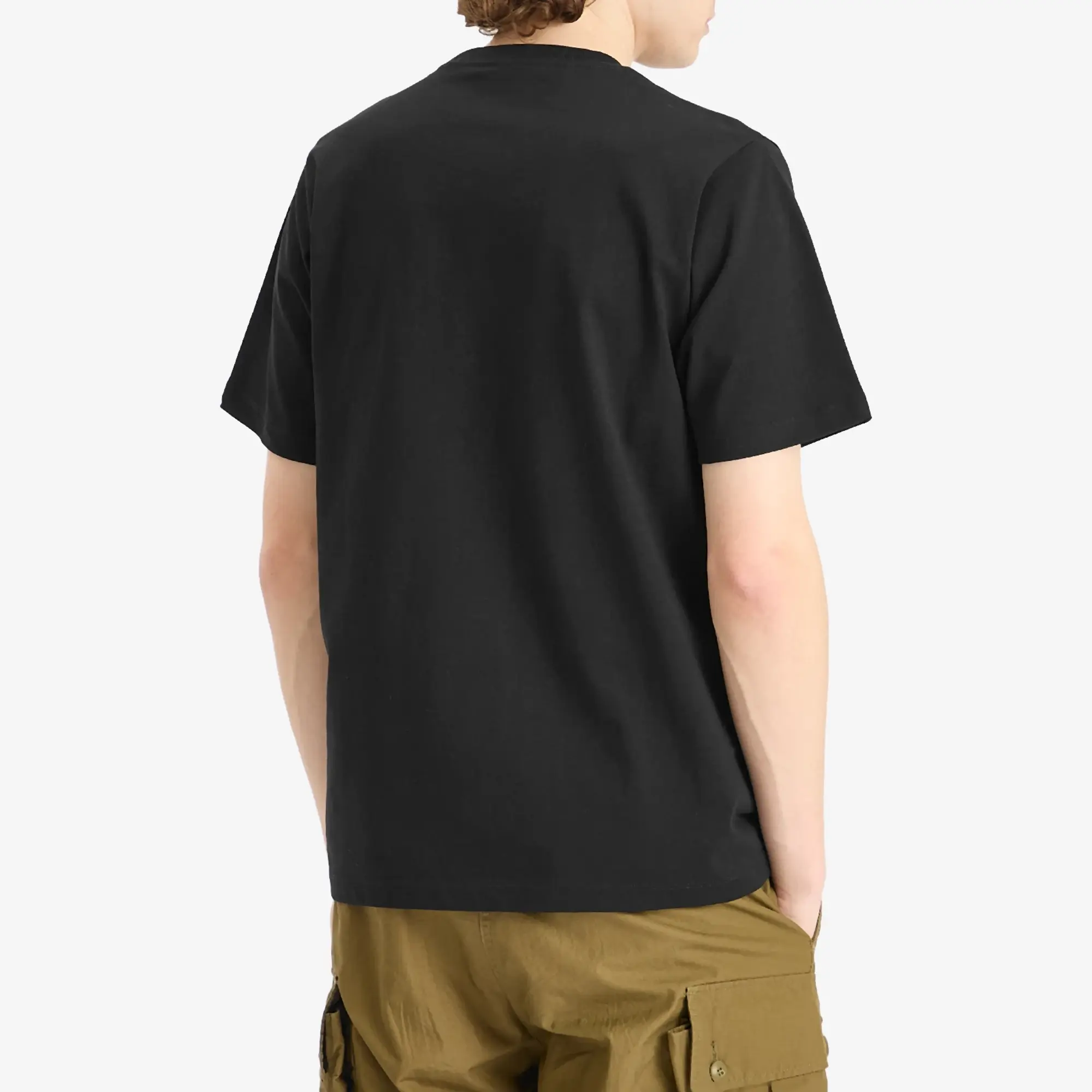 BEAMS Men's BMS Logo T-Shirt Black