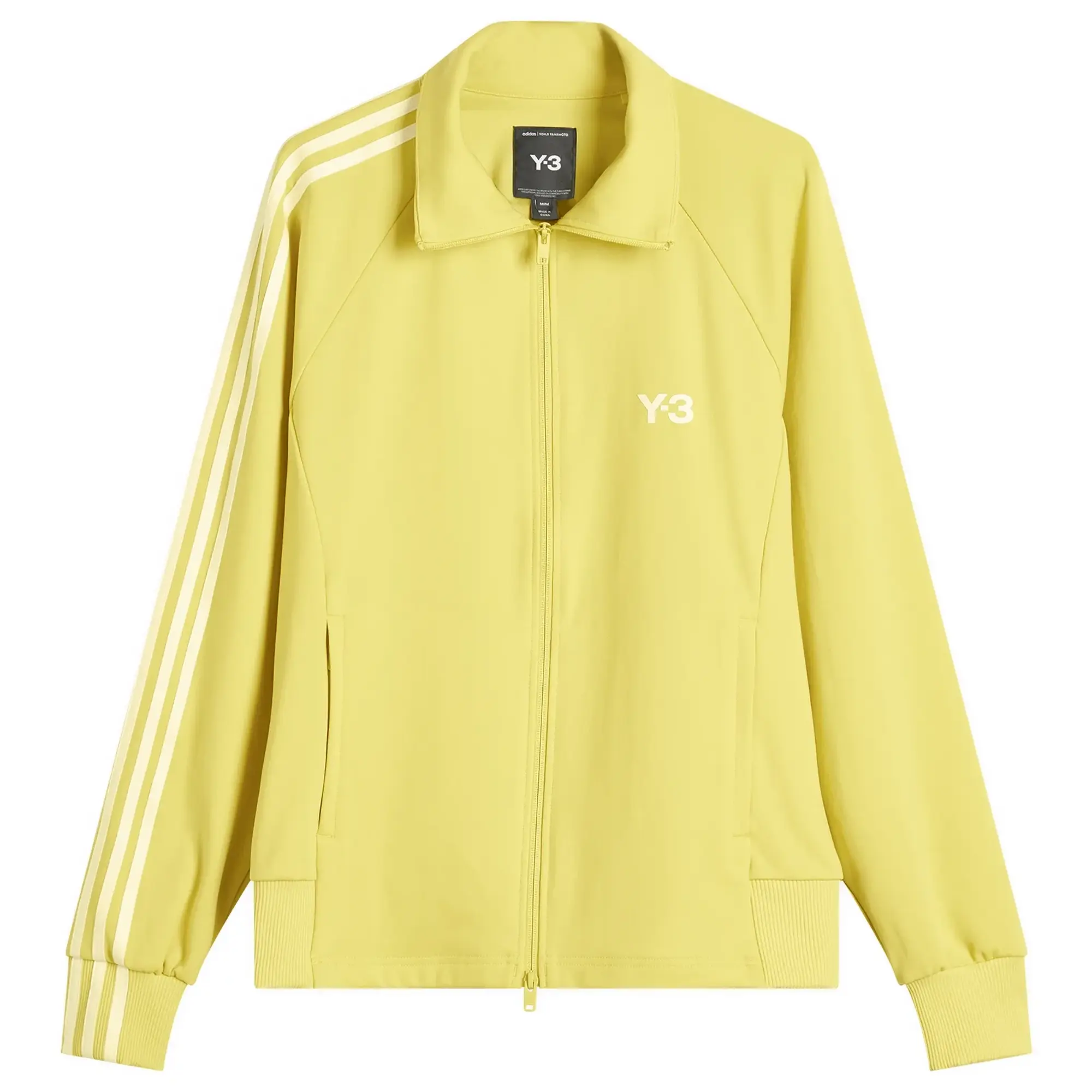 Y-3 Men's 3 Stripe Track Jacket Yellow