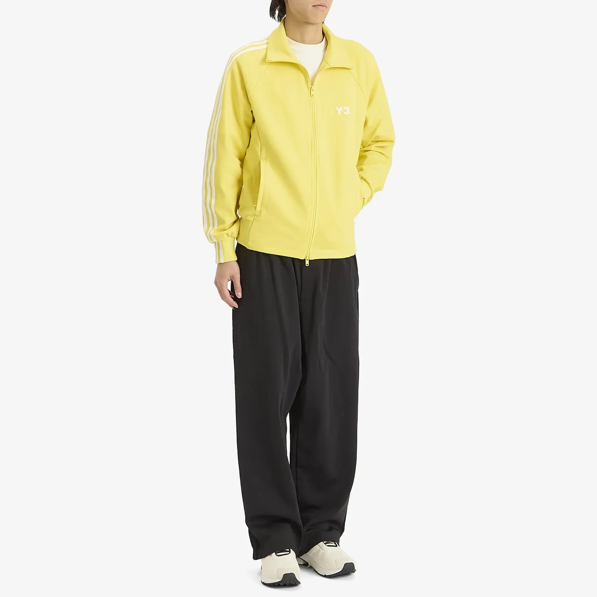 Y-3 Men's 3 Stripe Track Jacket Yellow