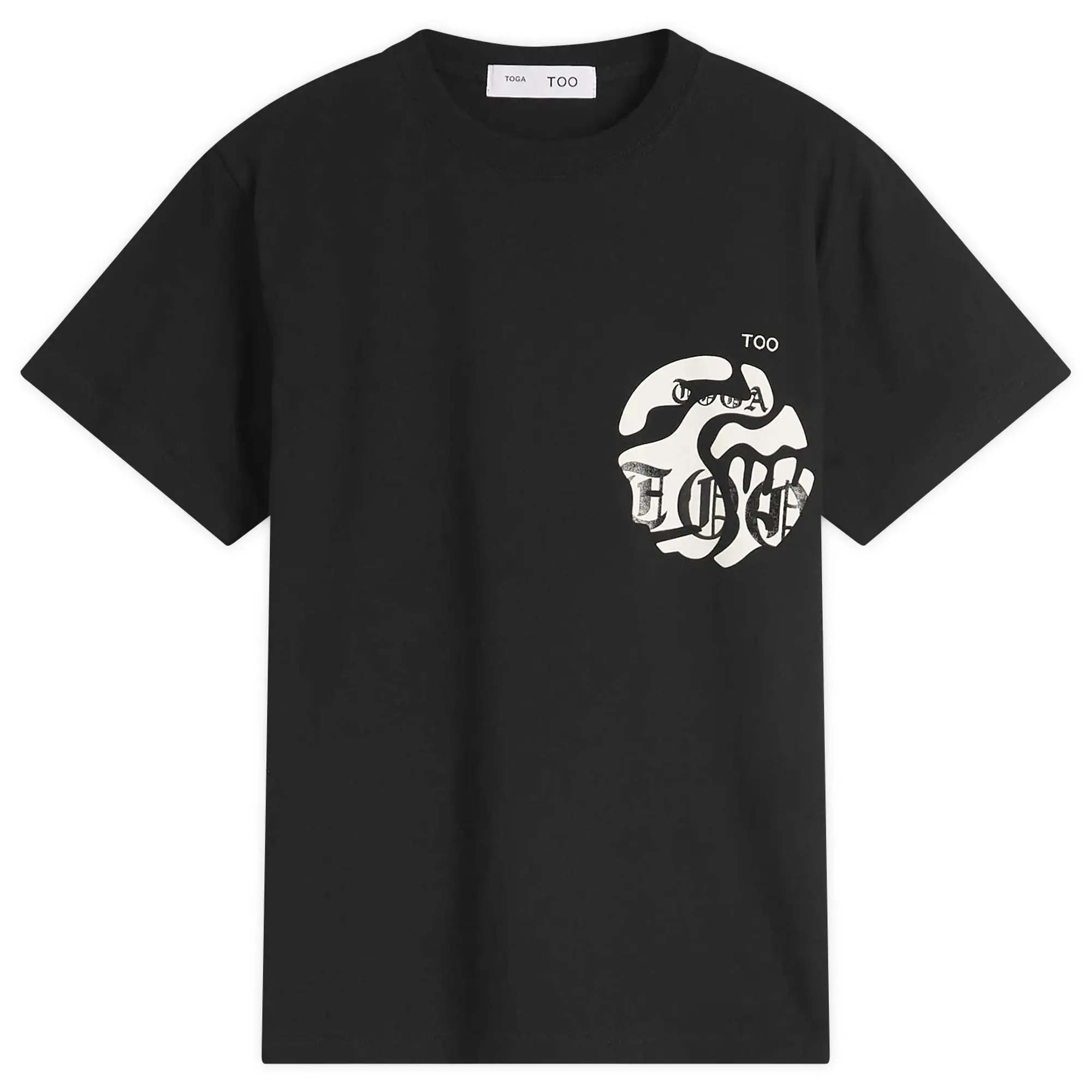 TOGA Print T-Shirt 1 Black