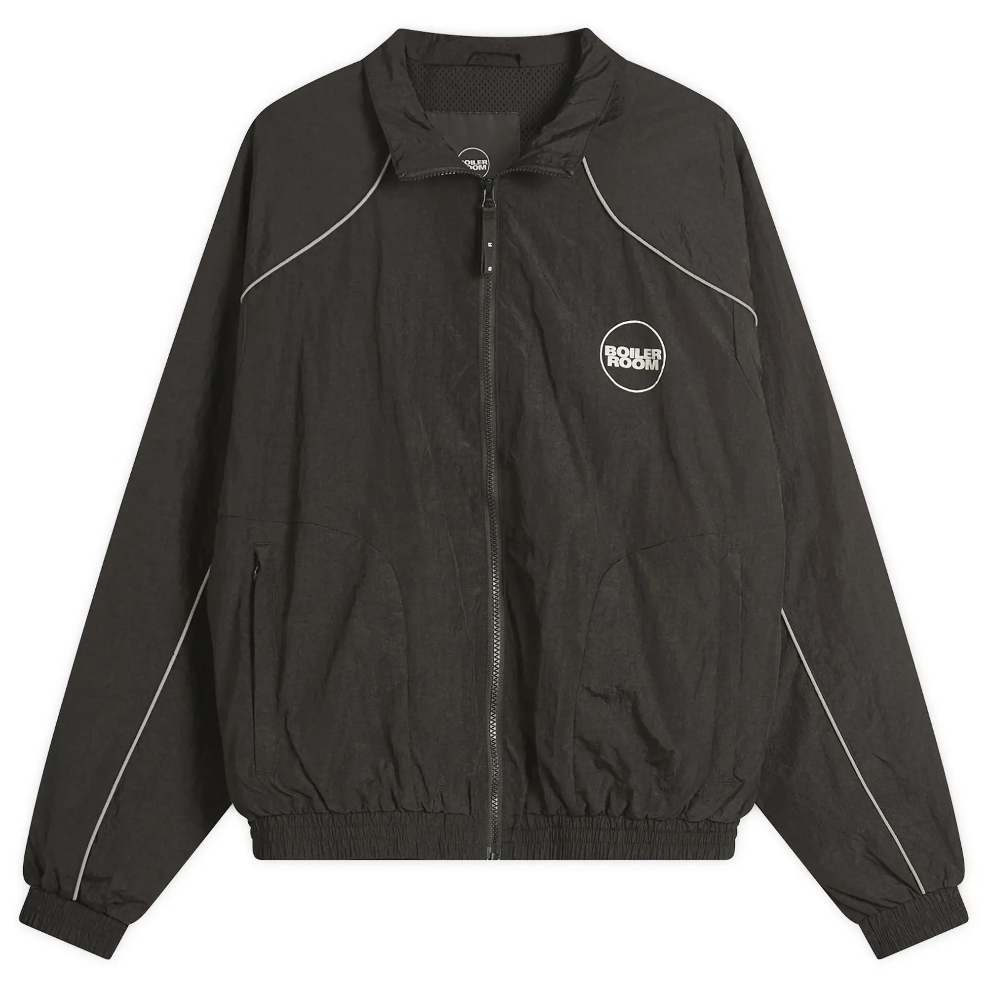 Boiler Room Men's Shell Track Jacket Black