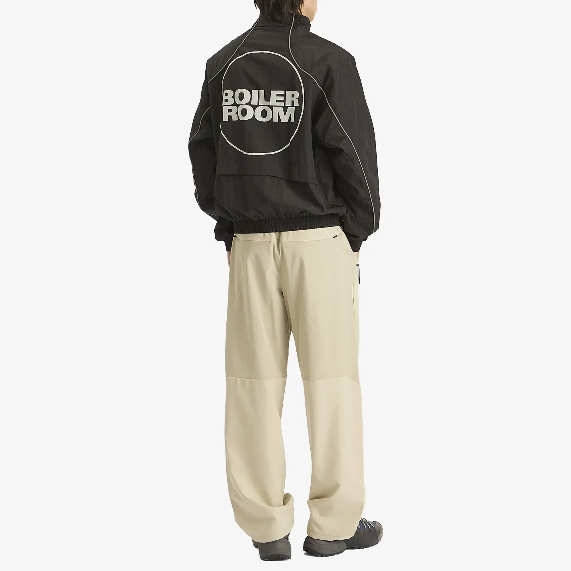 Boiler Room Men's Shell Track Jacket Black