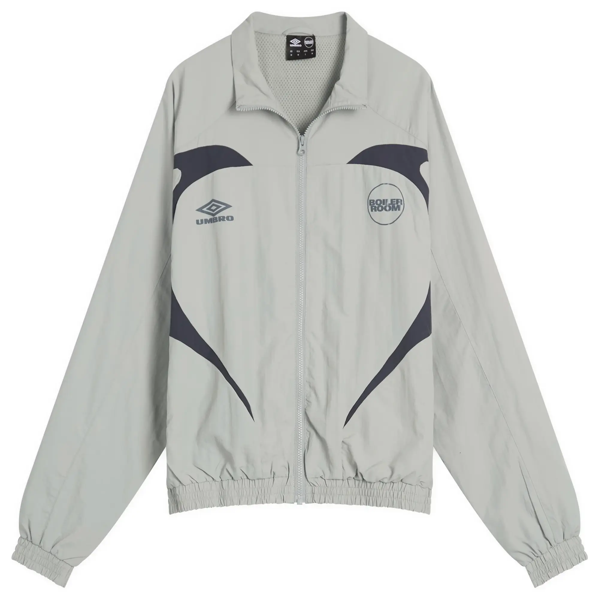 Boiler Room Men's x Umbro Shell Track Jacket Grey