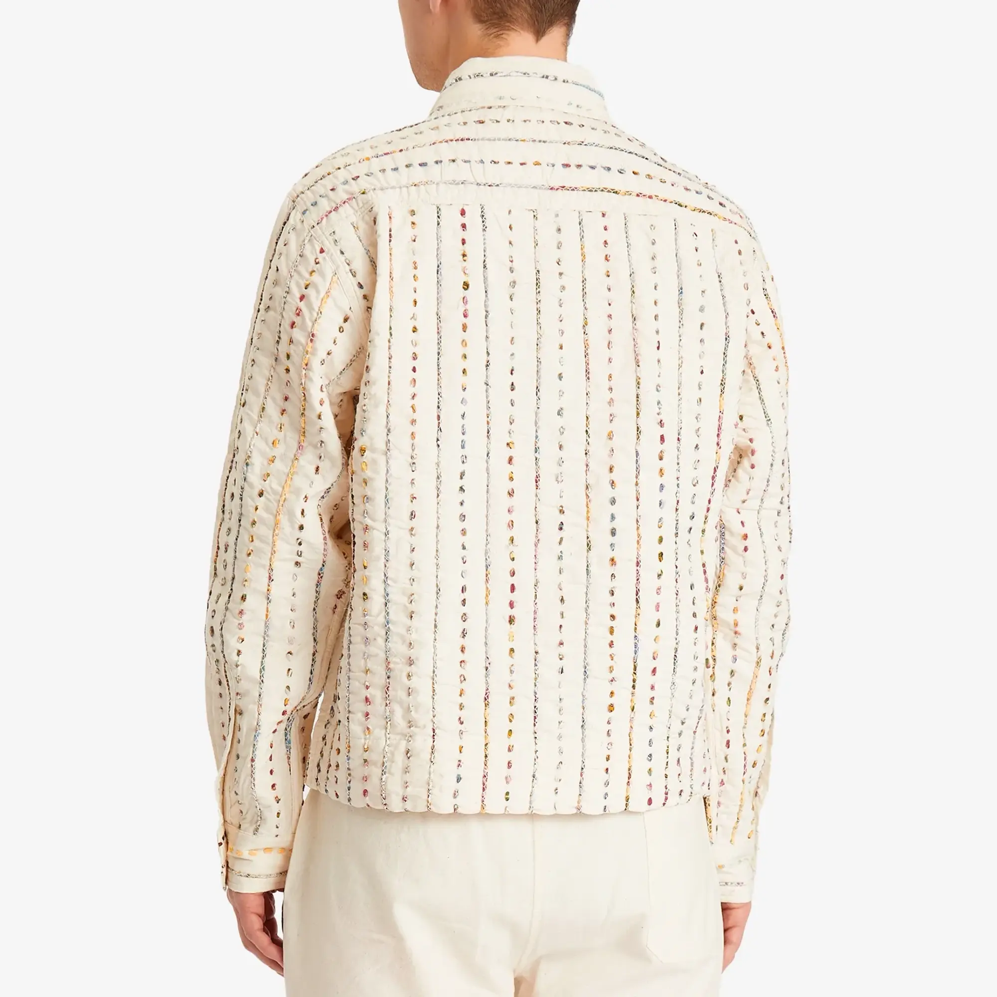 Kardo Men's Bodhi Embroidered Jacket Neutral