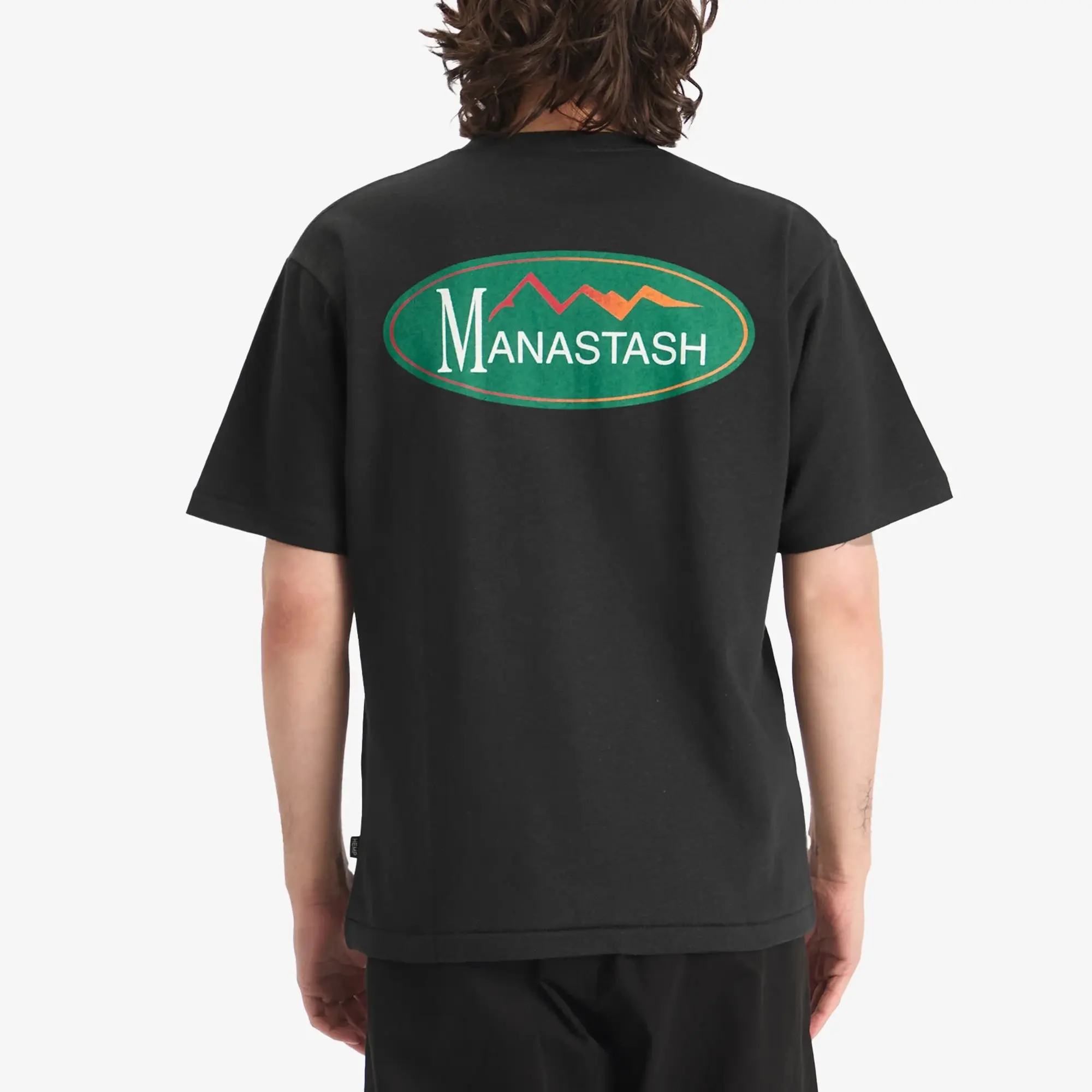 Manastash Men's Hemp Original Logo T-Shirt Black