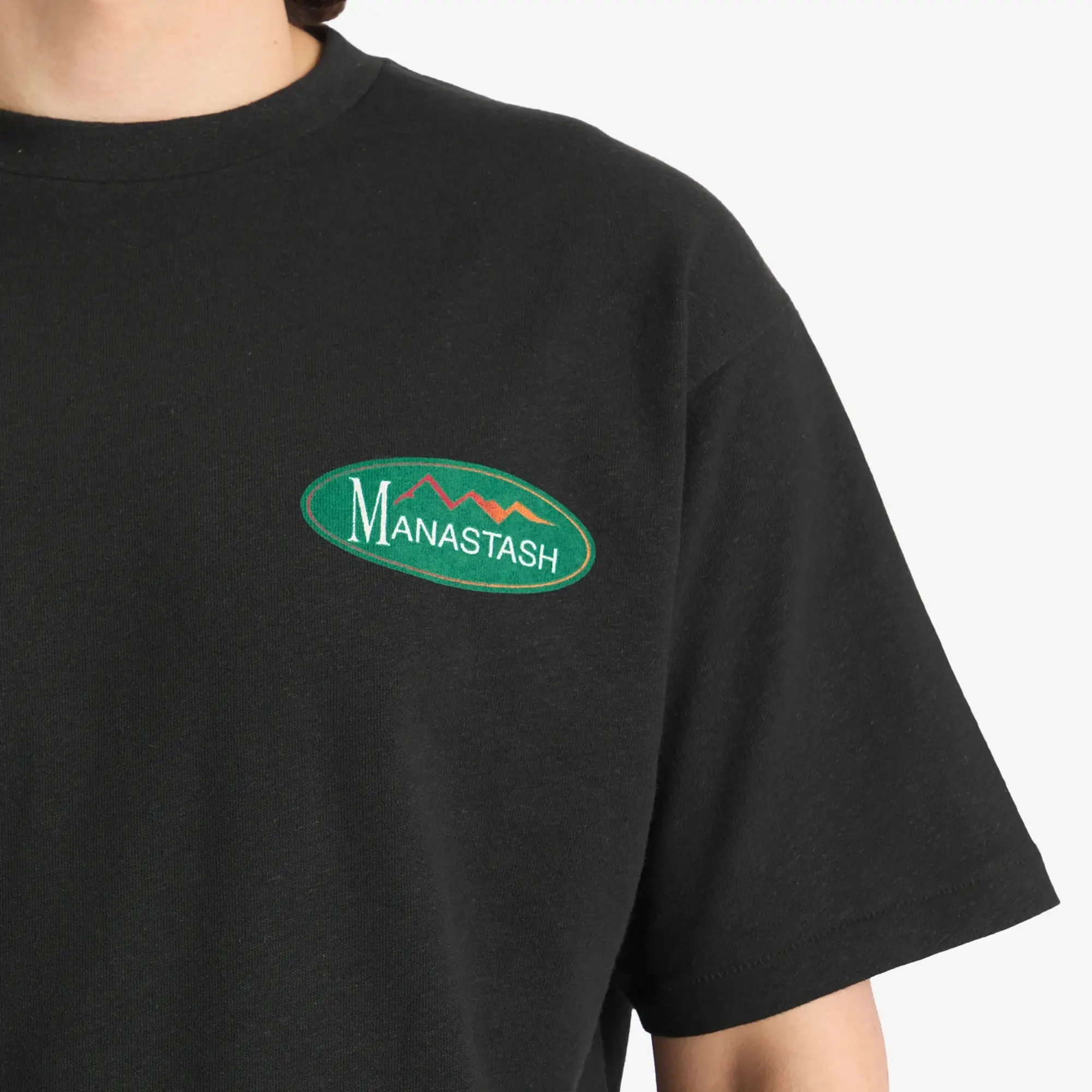 Manastash Men's Hemp Original Logo T-Shirt Black