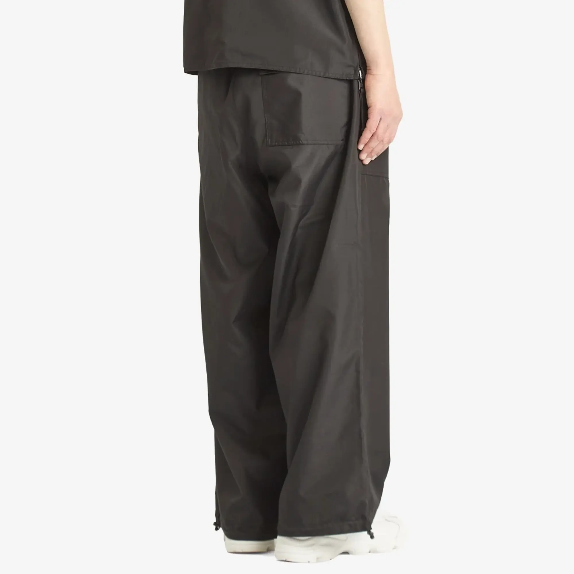 Taion Men's Military Reversible Wide Trousers Black