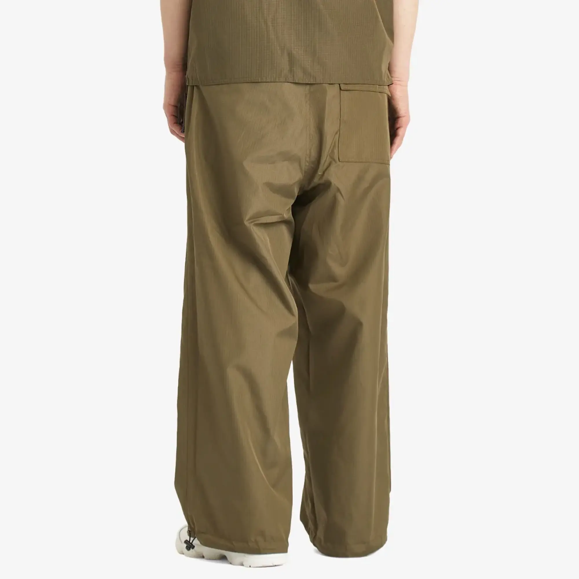 Taion Men's Military Reversible Wide Trousers Black
