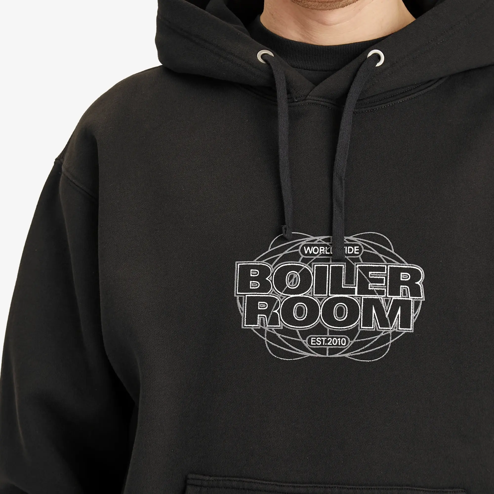 Boiler Room Men's World Tour Hoodie Black