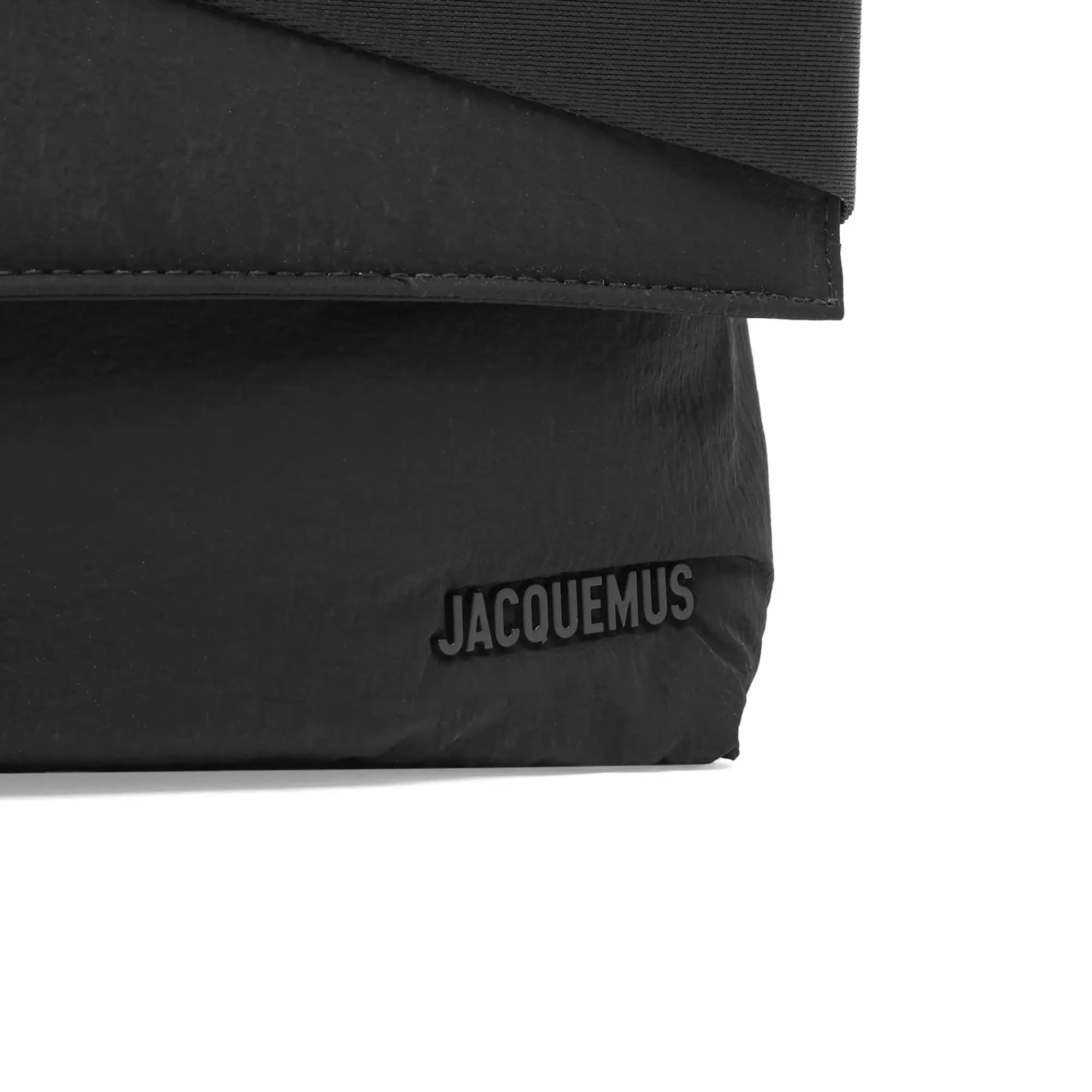 Jacquemus Men's Le Messenger Bambino Nylon Messenger Black