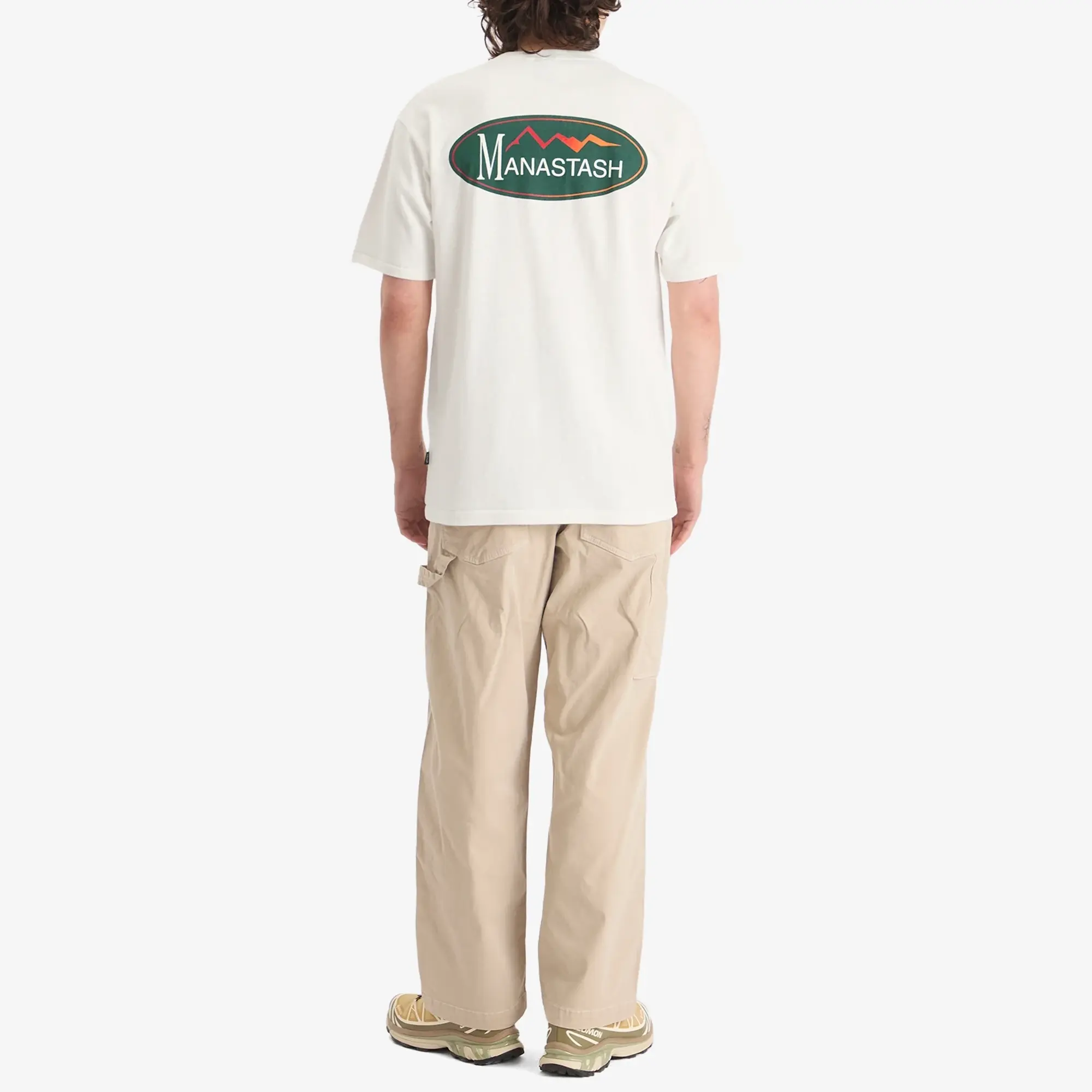 Manastash Men's Hemp Original Logo T-Shirt White
