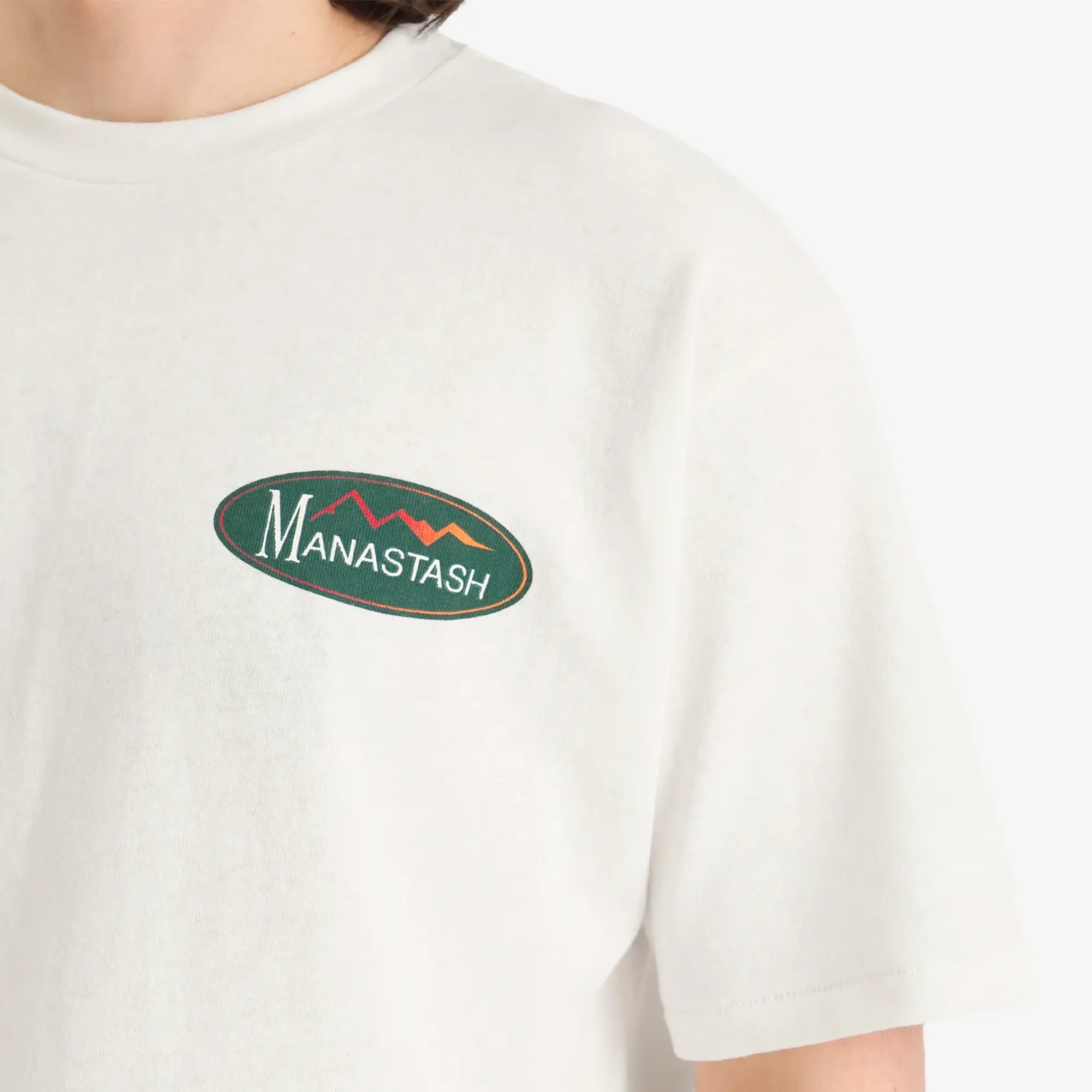 Manastash Men's Hemp Original Logo T-Shirt White