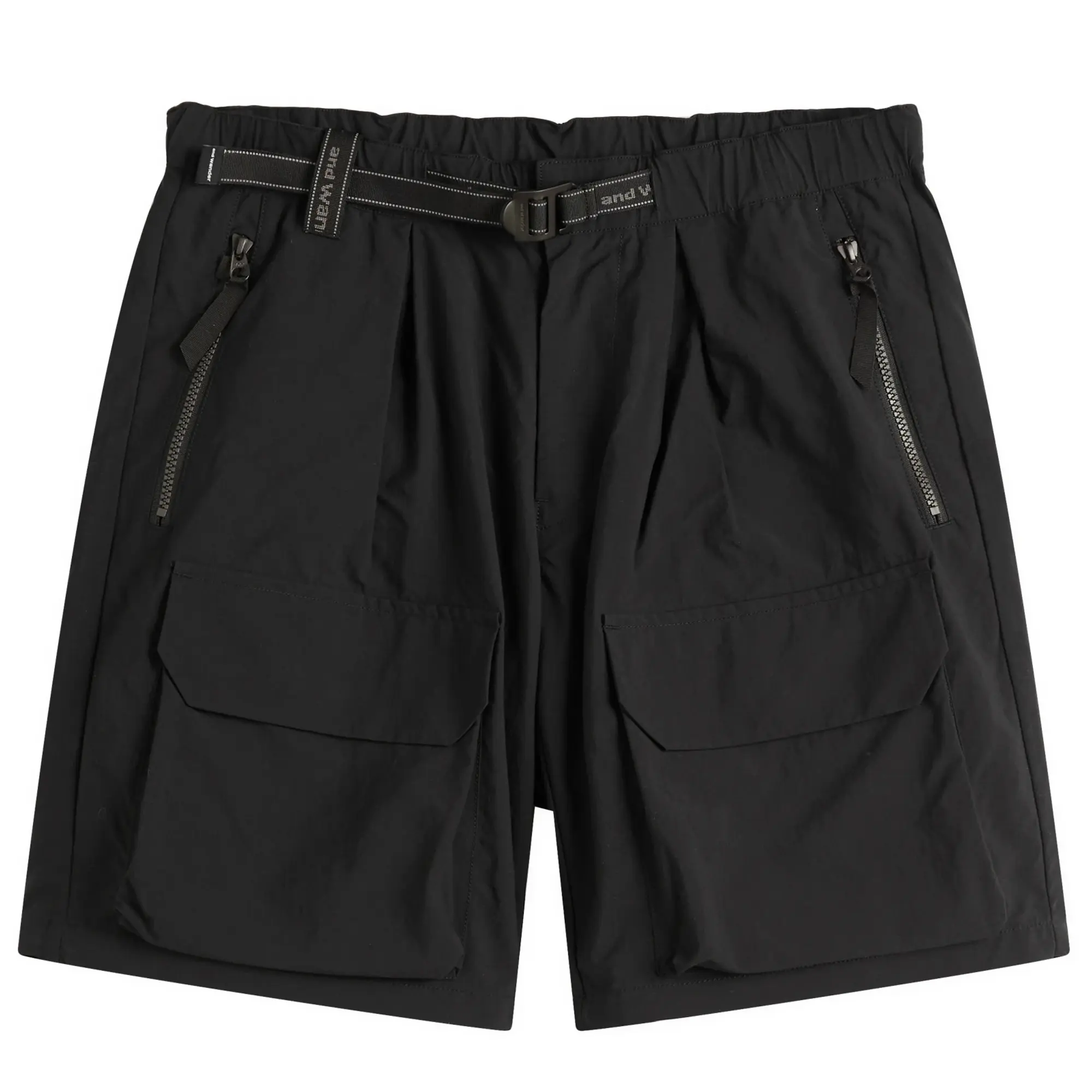 And Wander Men's Twill Shorts Black
