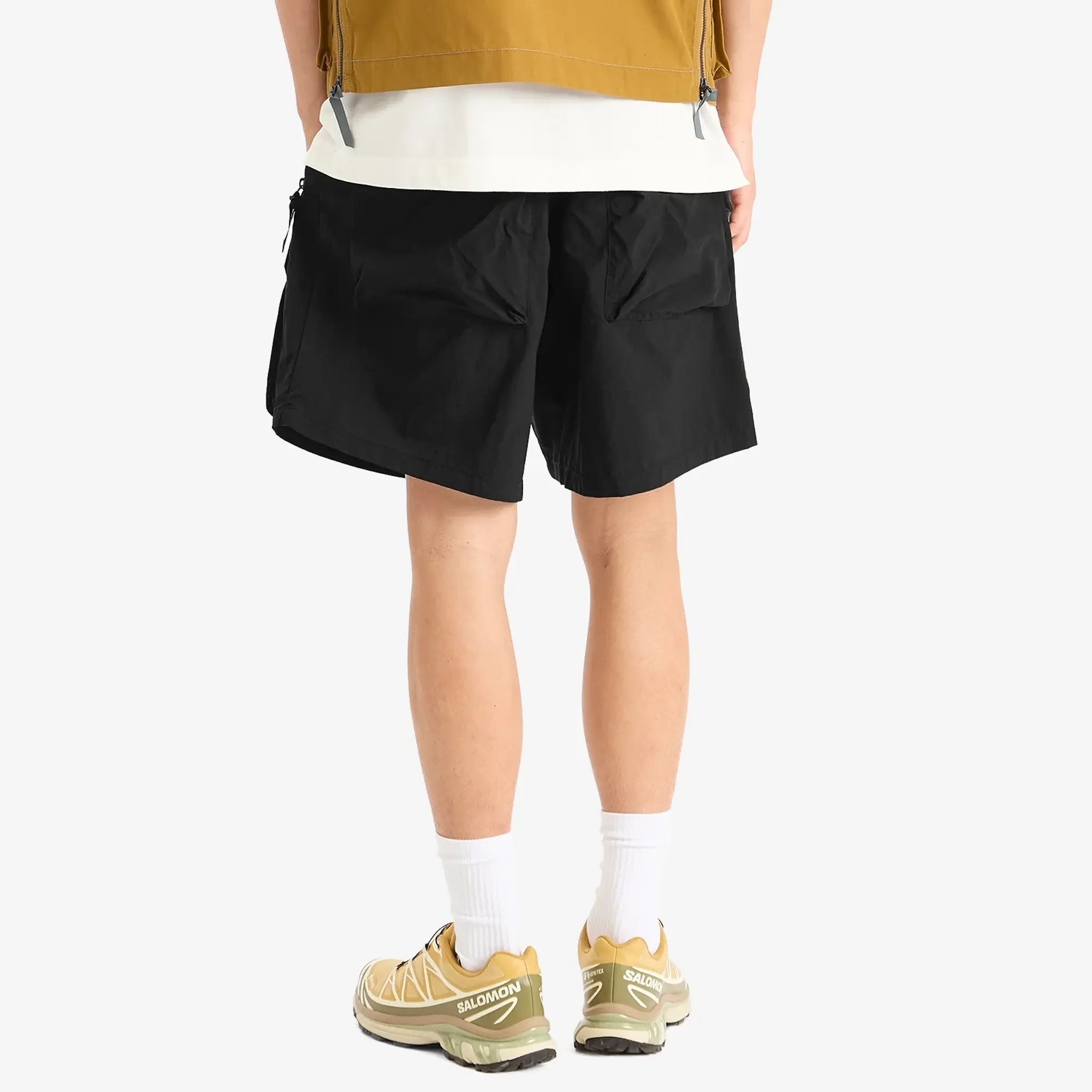 And Wander Men's Twill Shorts Black
