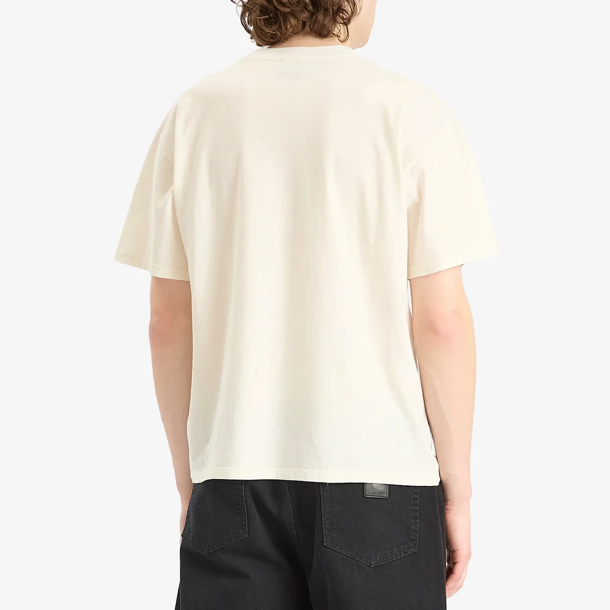 Aries Men's Destroyed 69 T-Shirt Ecru
