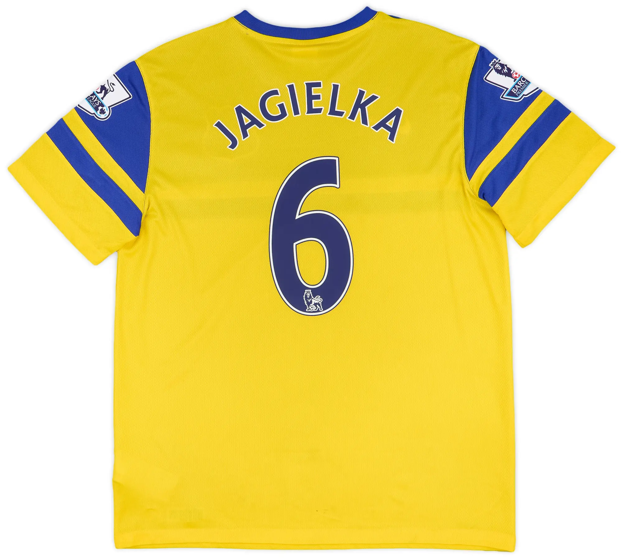 2013-14 Everton Away Shirt Baines #3 - 6/10 - (M)