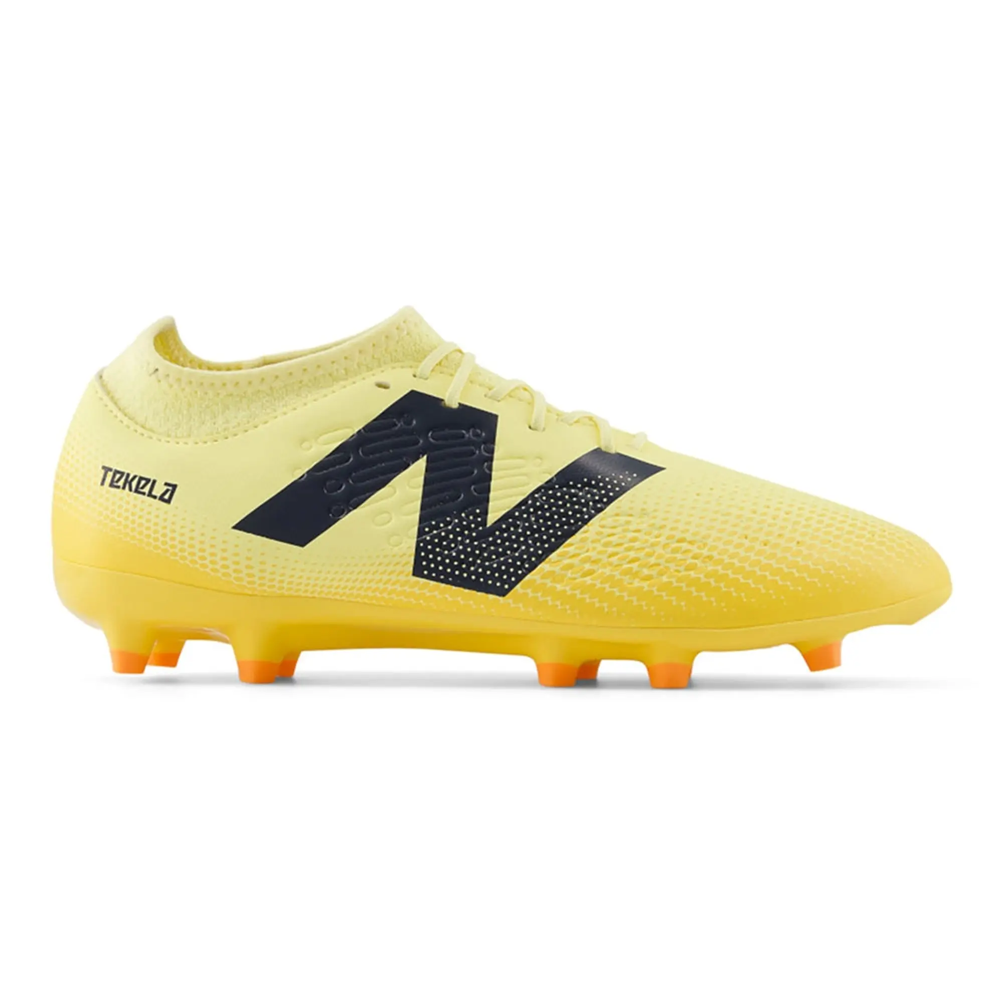 New Balance Unisex TEKELA MAGIQUE FG V4+ in Beige/Orange/Blue Synthetic