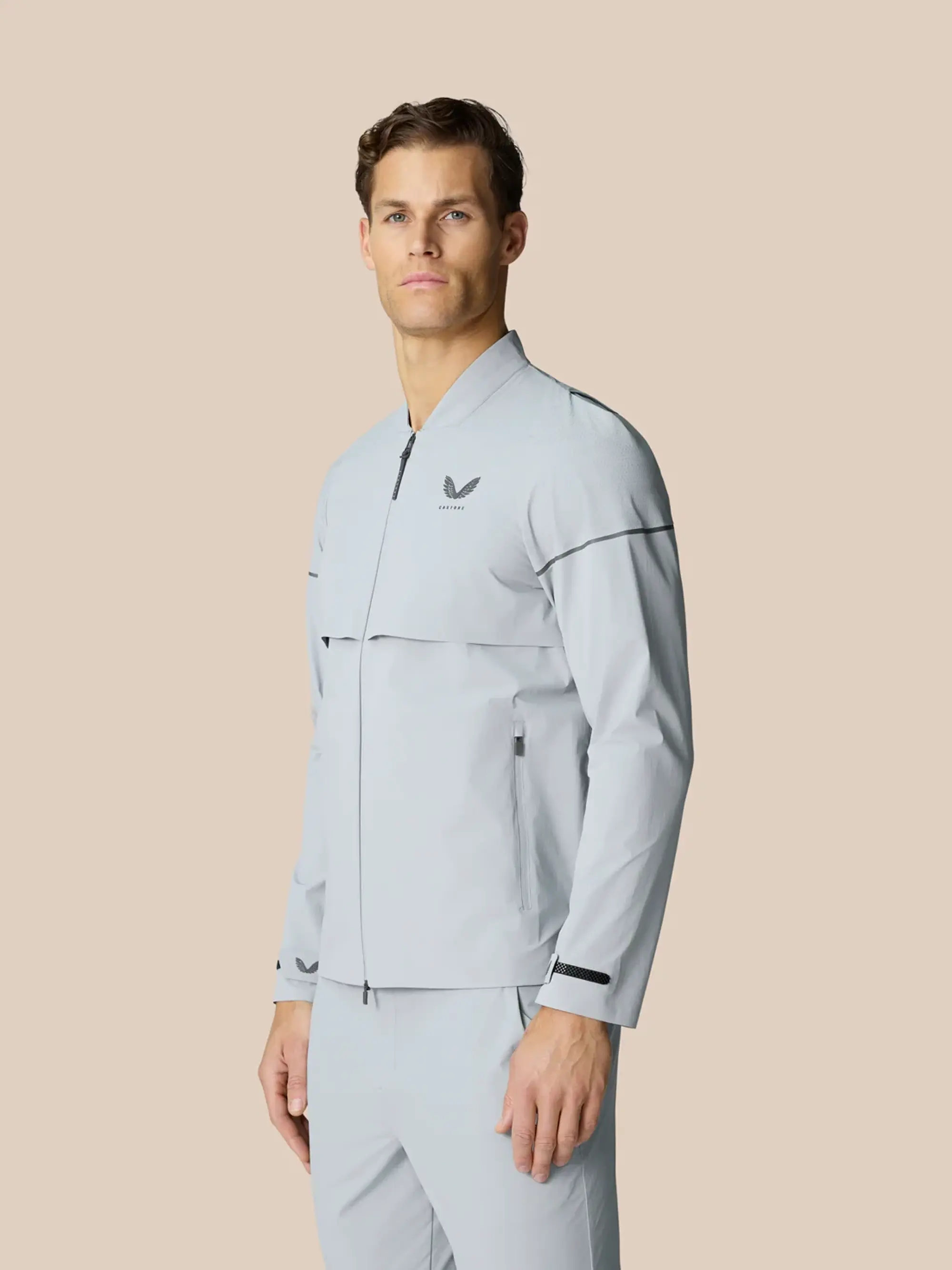Castore Pinnacle Woven Jacket - Mid Grey