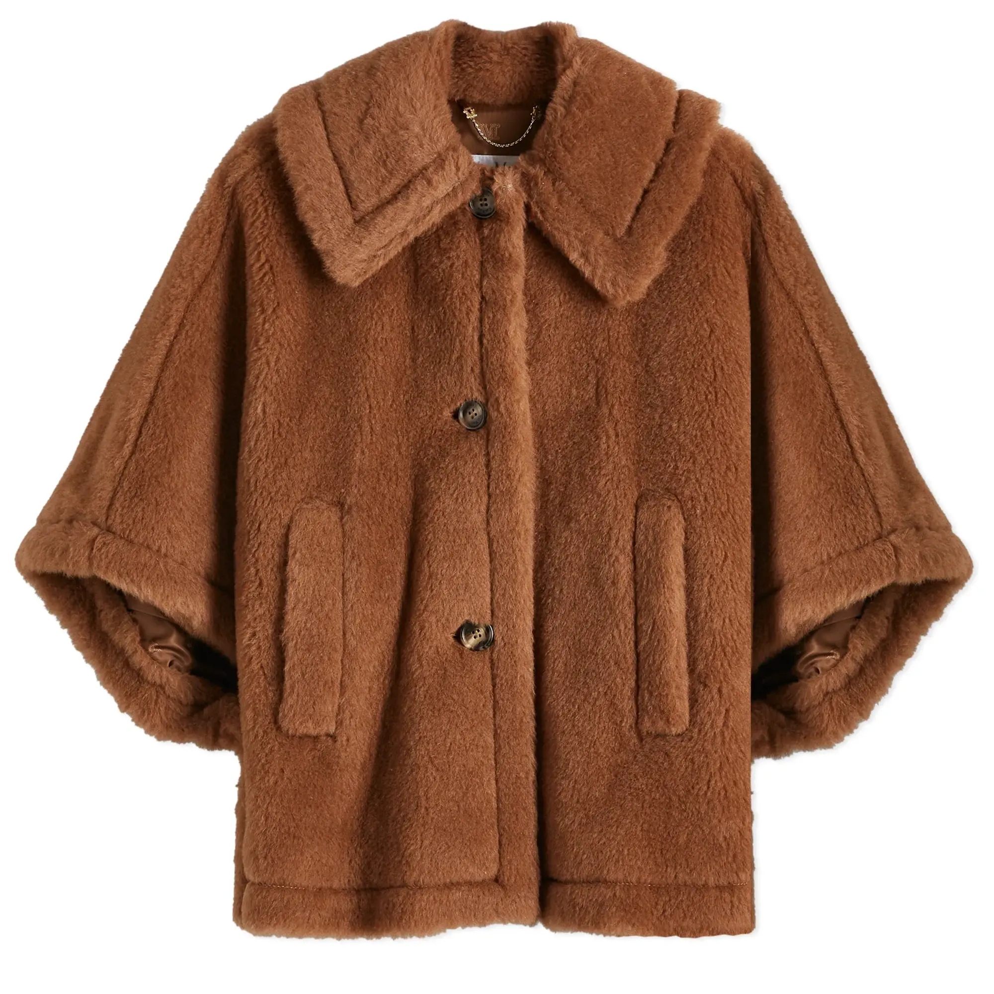 Max Mara Women's Tenebre Teddy Gilet Camel