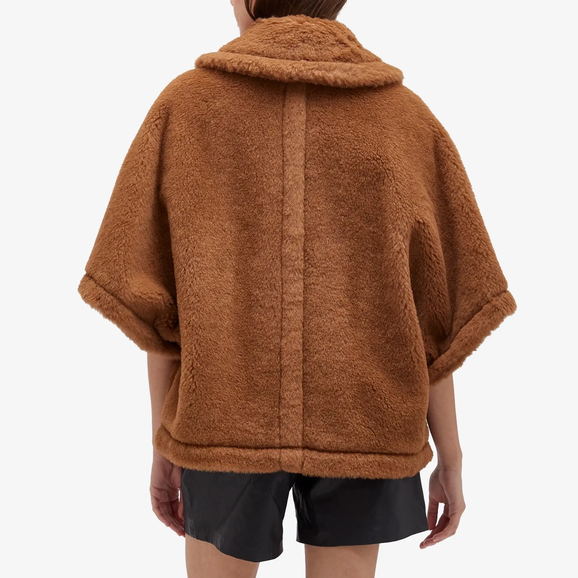 Max Mara Women's Tenebre Teddy Gilet Camel