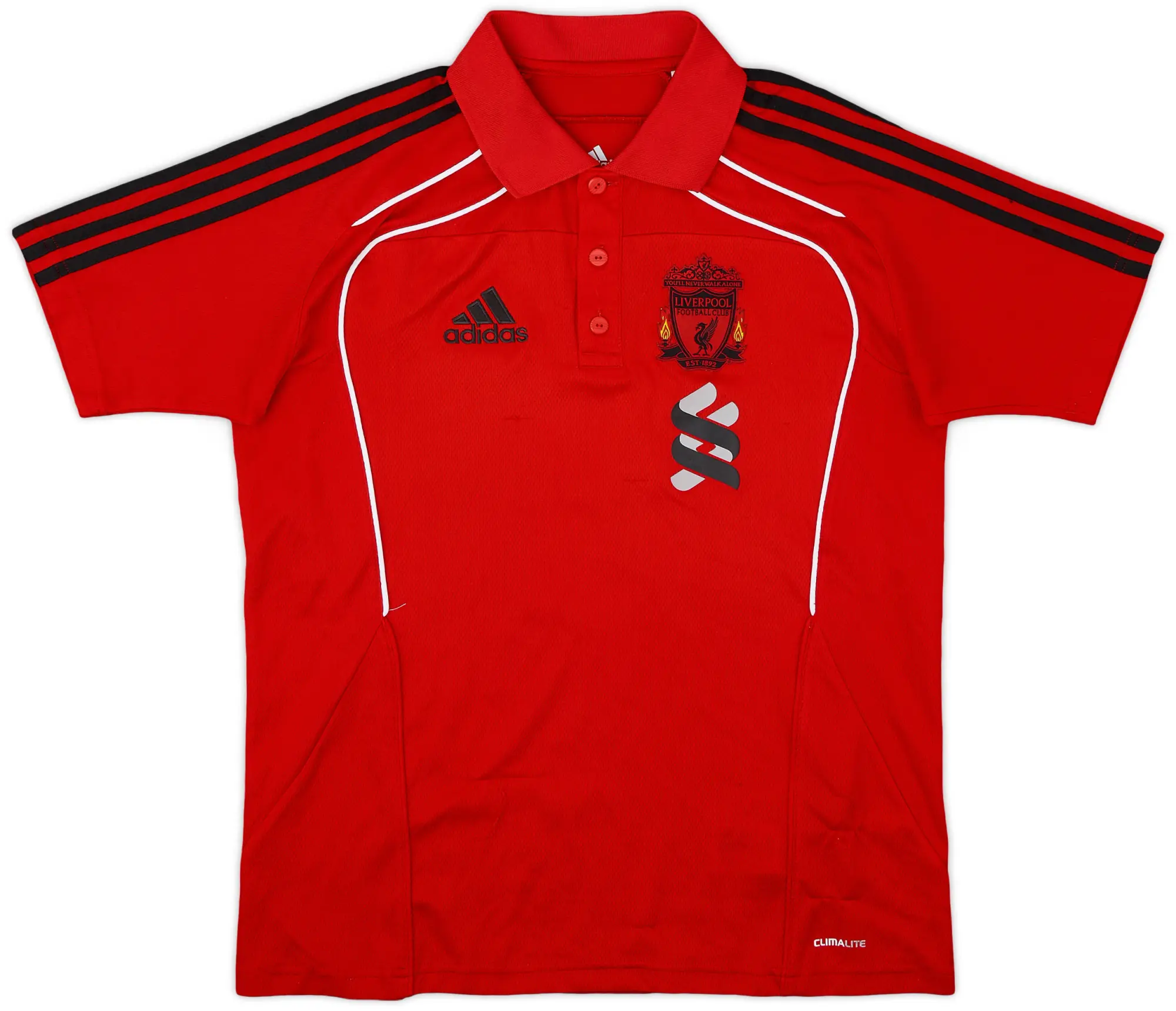 2010-11 Liverpool adidas Polo Shirt - 9/10 - (S)