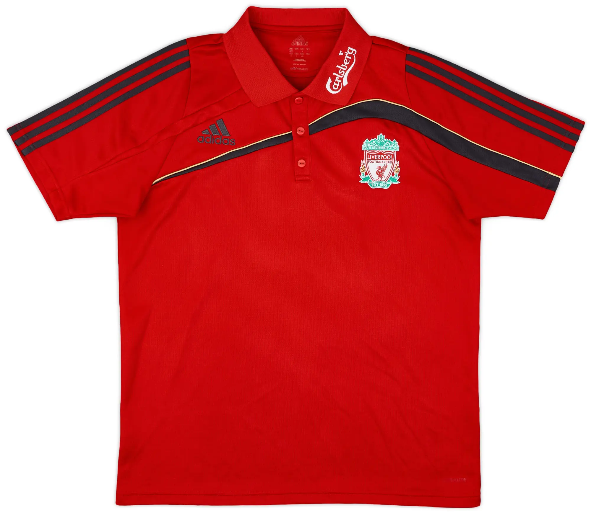 2009-10 Liverpool adidas Polo Shirt - 10/10 - (L)