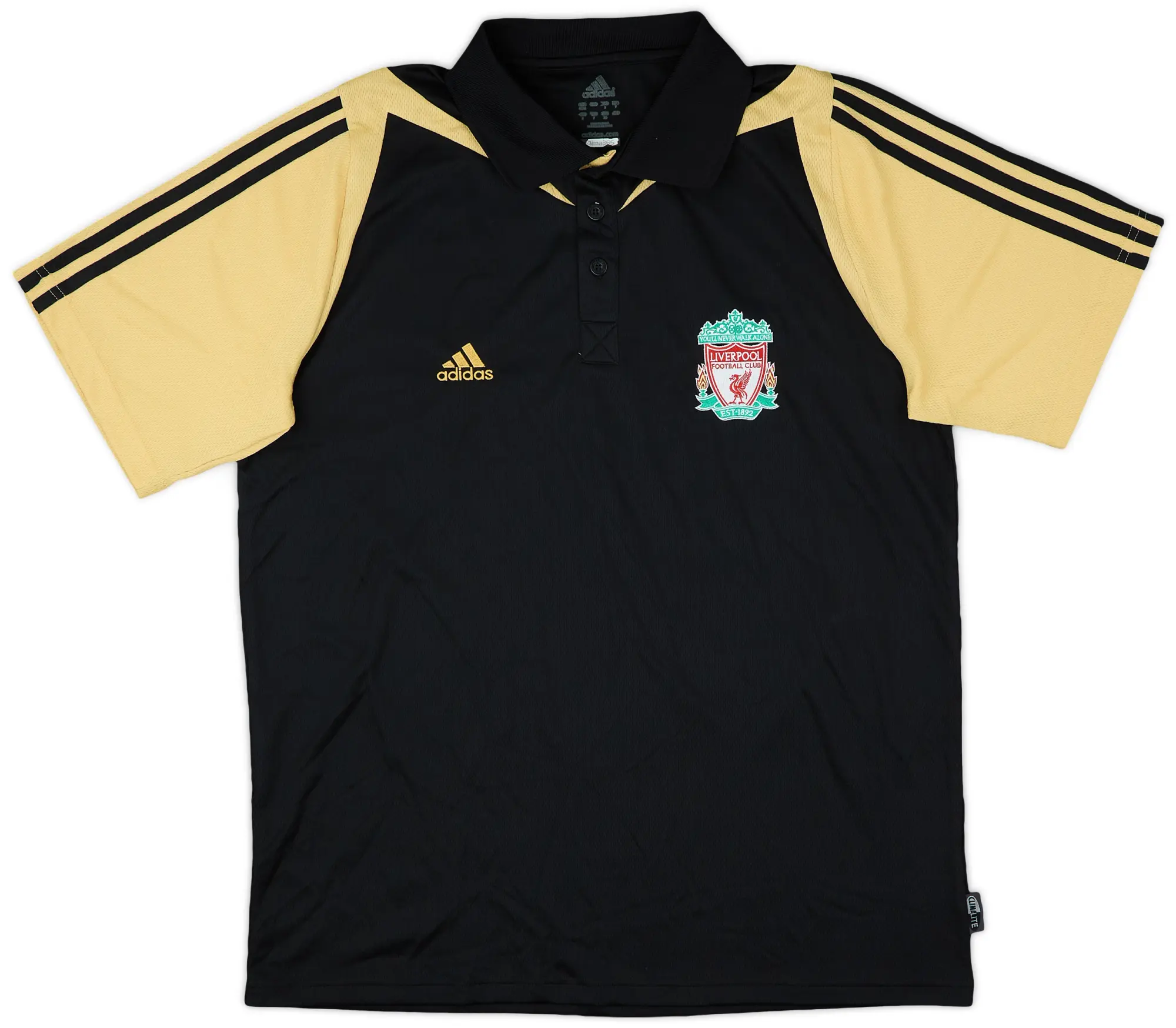 2008-09 Liverpool adidas Polo Shirt - 9/10 - (L)