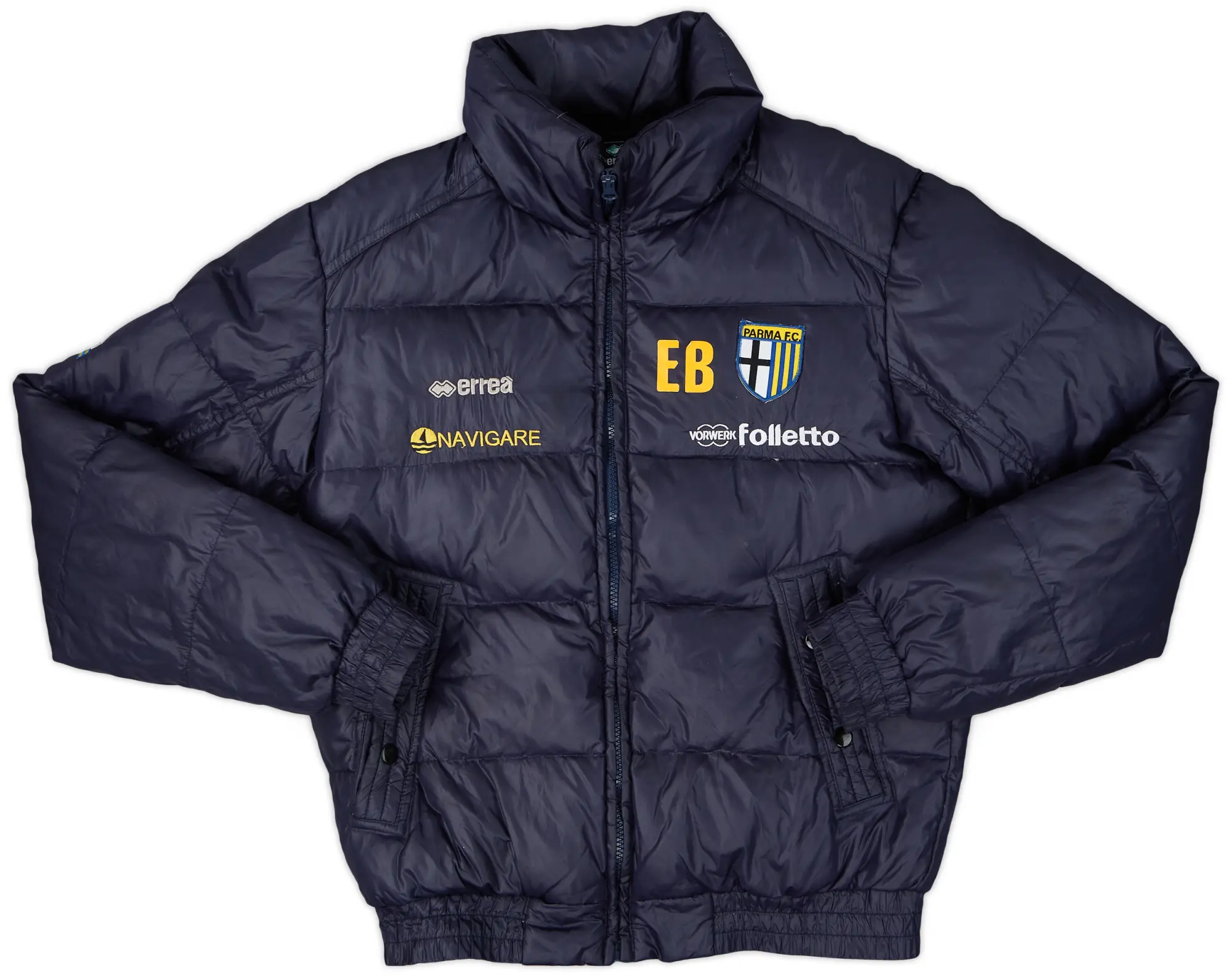 2012-13 Parma Staff Issue Errea Padded Bench Coat EB - 7/10 - (S)