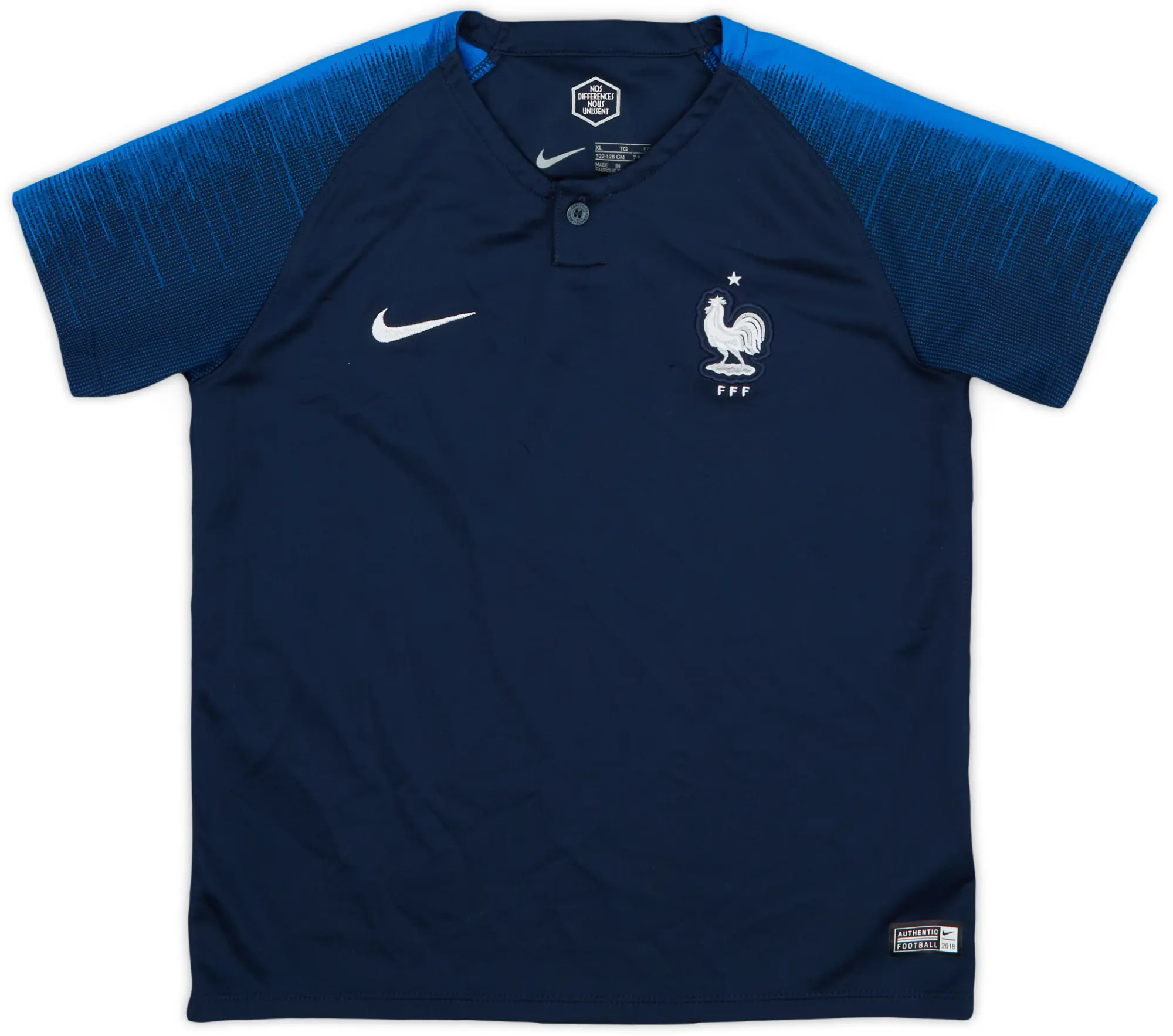 2018 France Home Shirt - 8/10 - (7-8 Years)