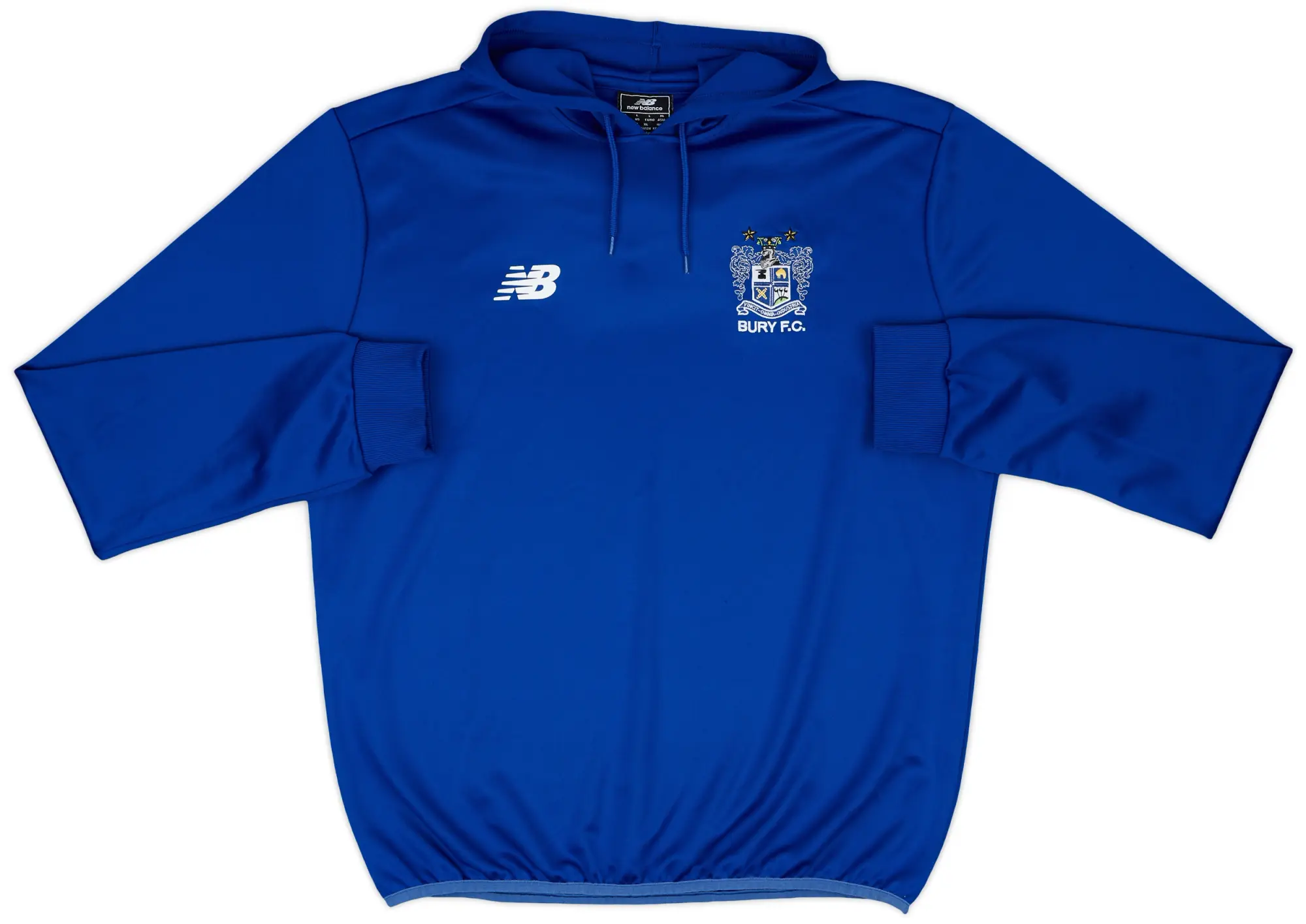 2015-16 Bury FC New Balance Hooded Top - 8/10 - (L)