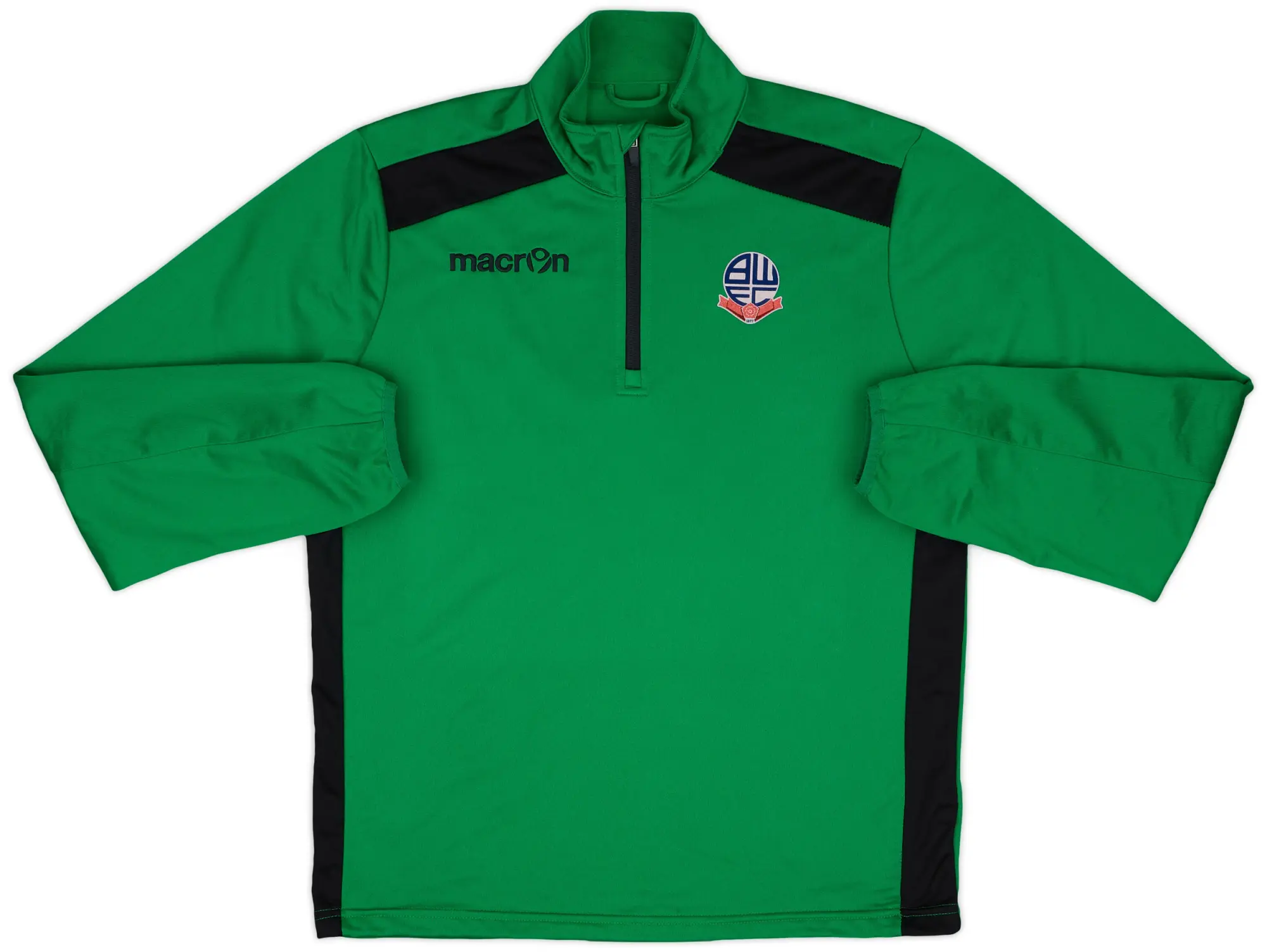 2014-15 Bolton Macron 1/4 Zip Training Top - 8/10 - (L)