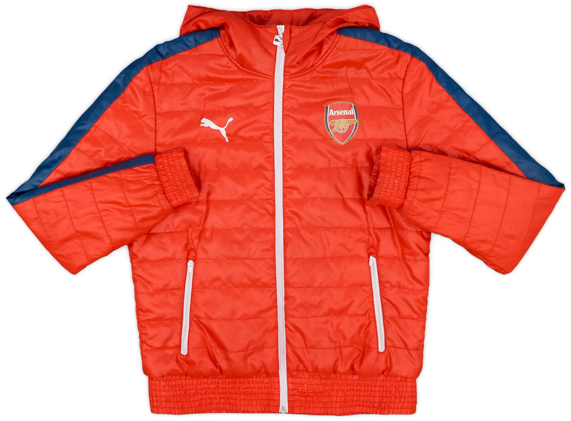 2015-16 Arsenal Puma Hooded Rain Jacket - 8/10 - (S)